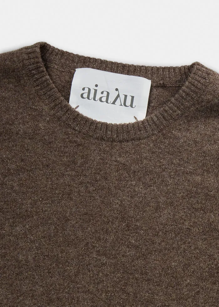 Aiayu - Leonardo Cashmere Sweater - Pure Dark Brown