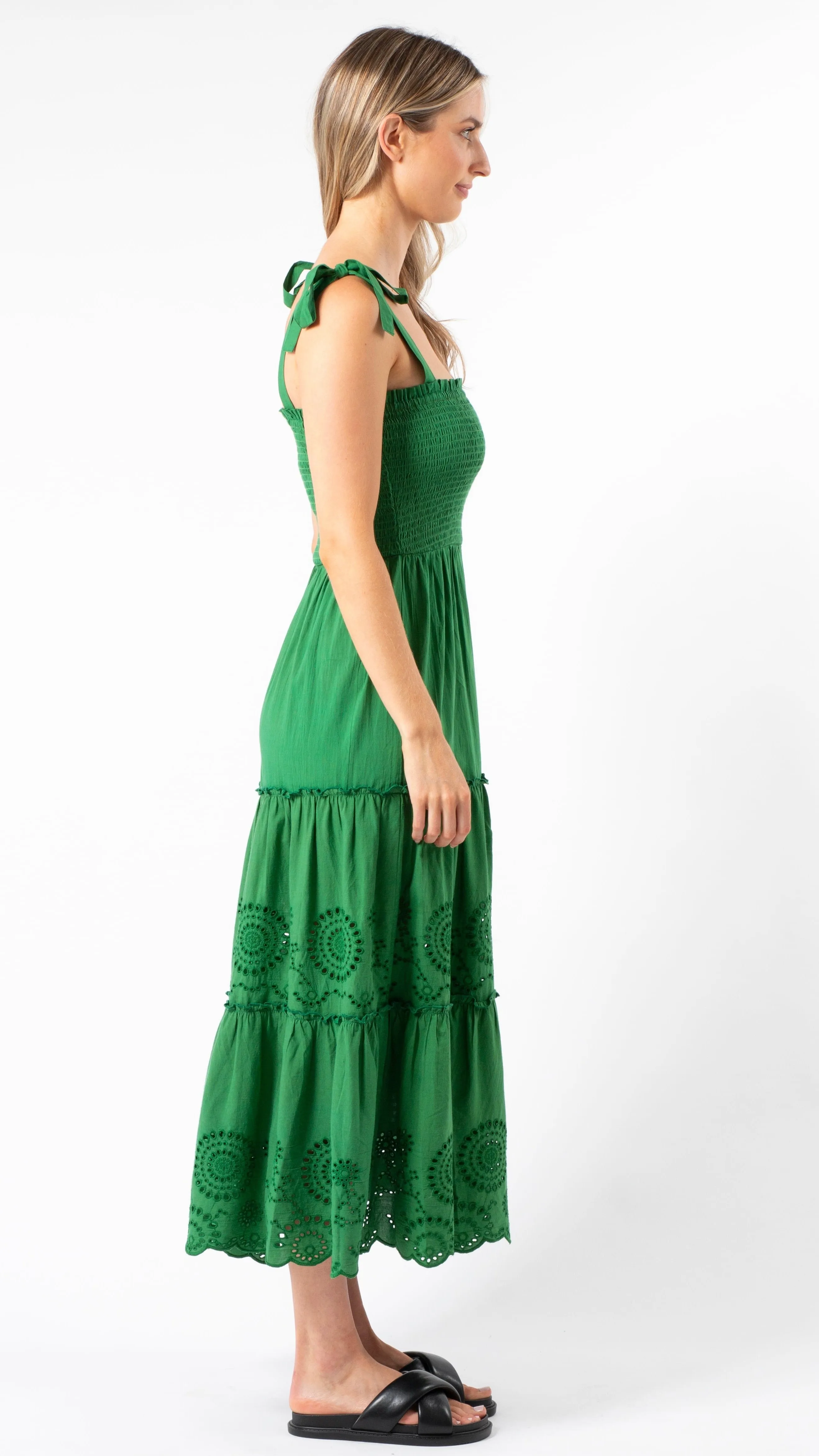 Aloha Dress Juniper Green