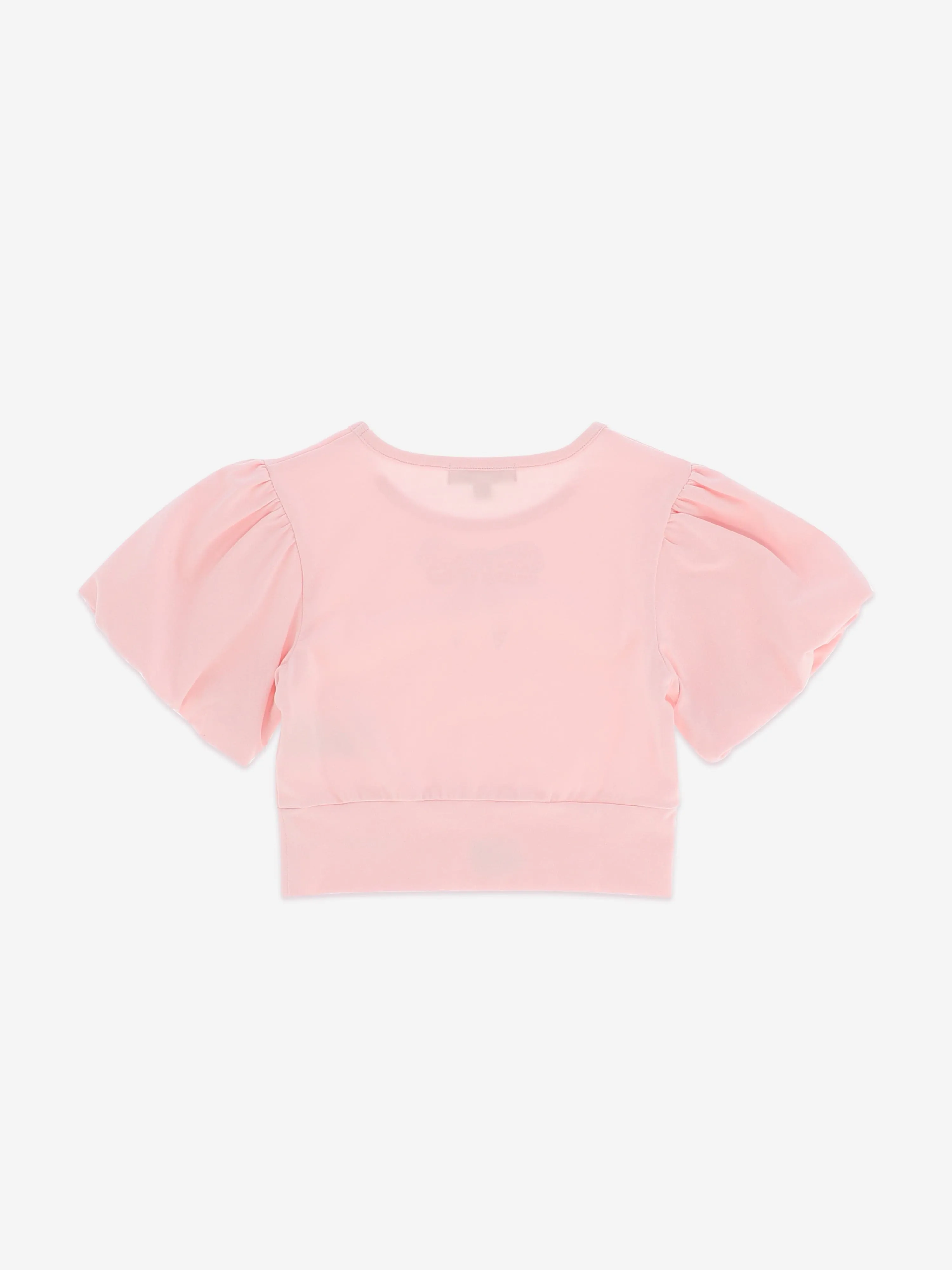 Angels Face Girls Dollie Pearl Bow Top in Pink