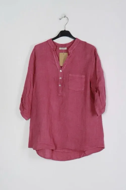 Anne   Kate Italian Arezzo Linen Top