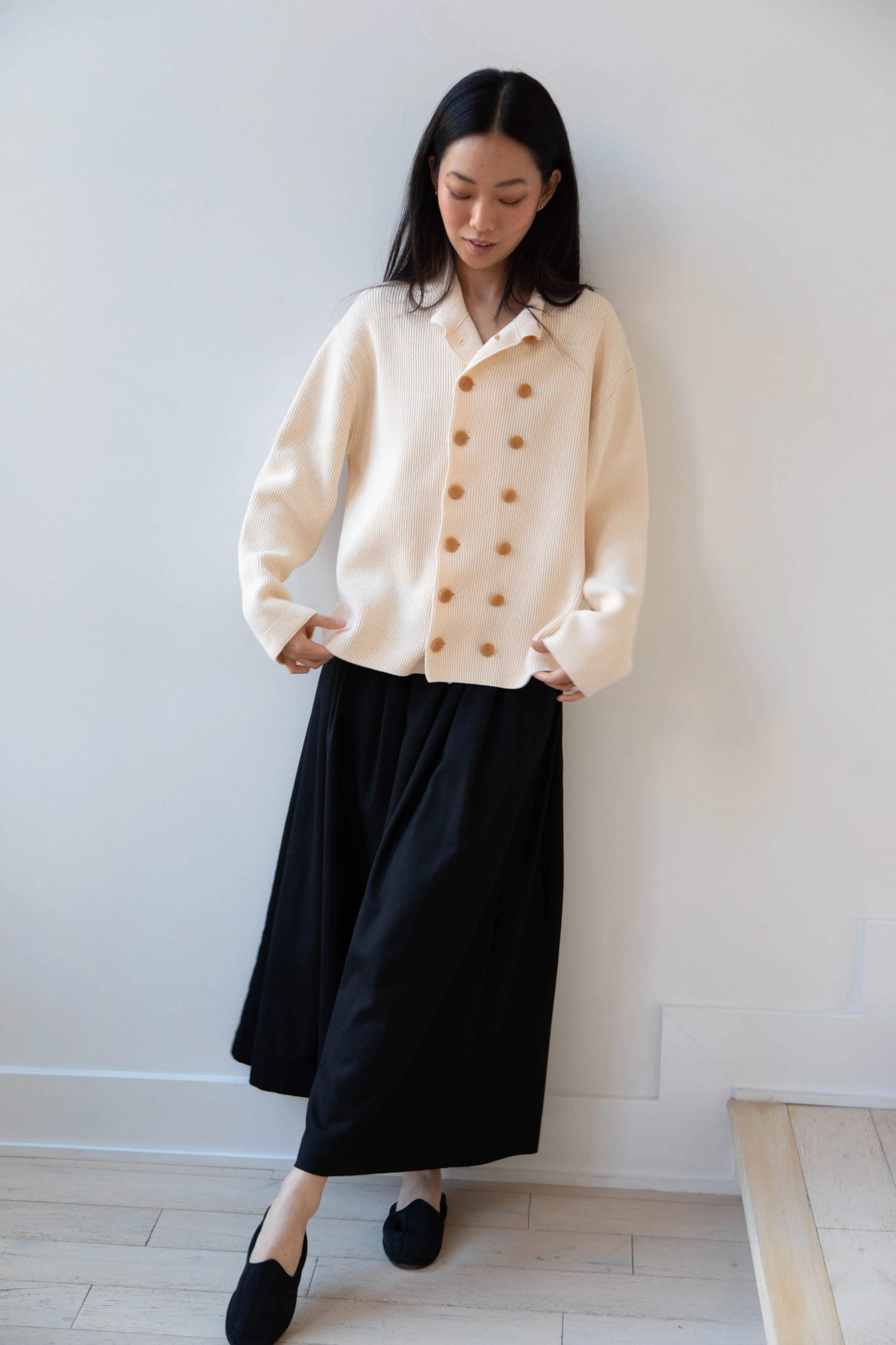 Aseedonclöud | Tea Garden Knit Jacket in Beige