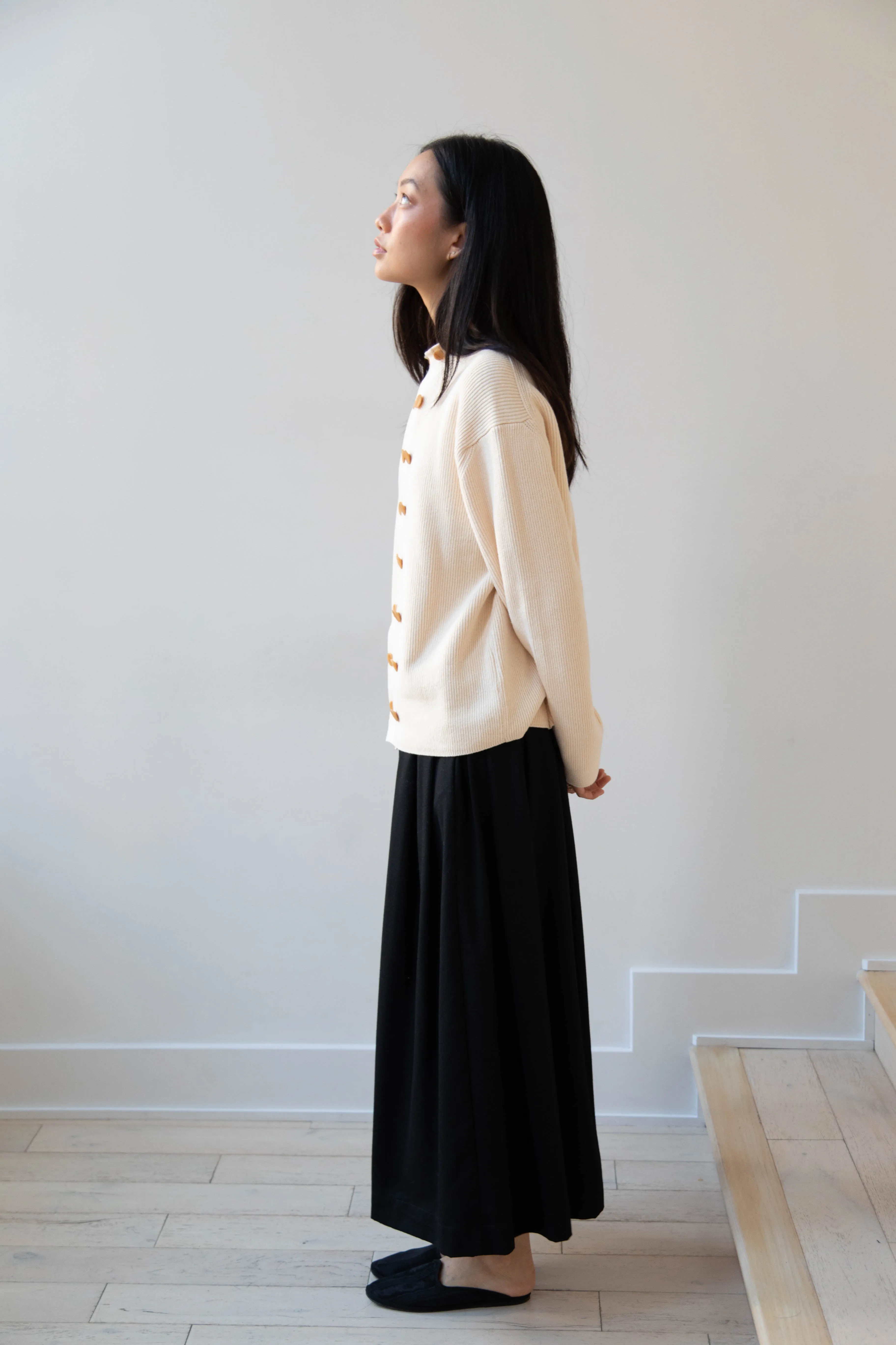 Aseedonclöud | Tea Garden Knit Jacket in Beige