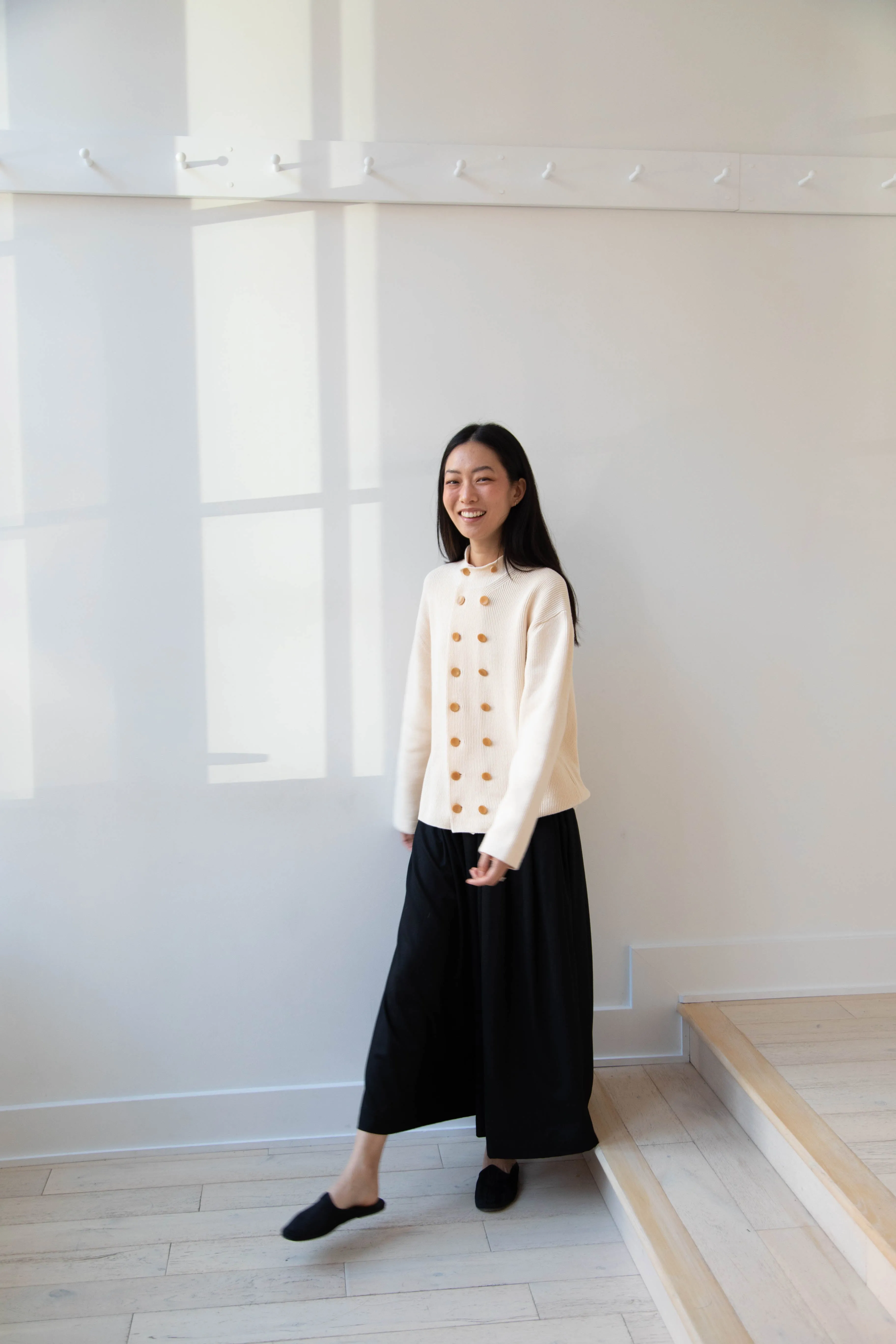 Aseedonclöud | Tea Garden Knit Jacket in Beige