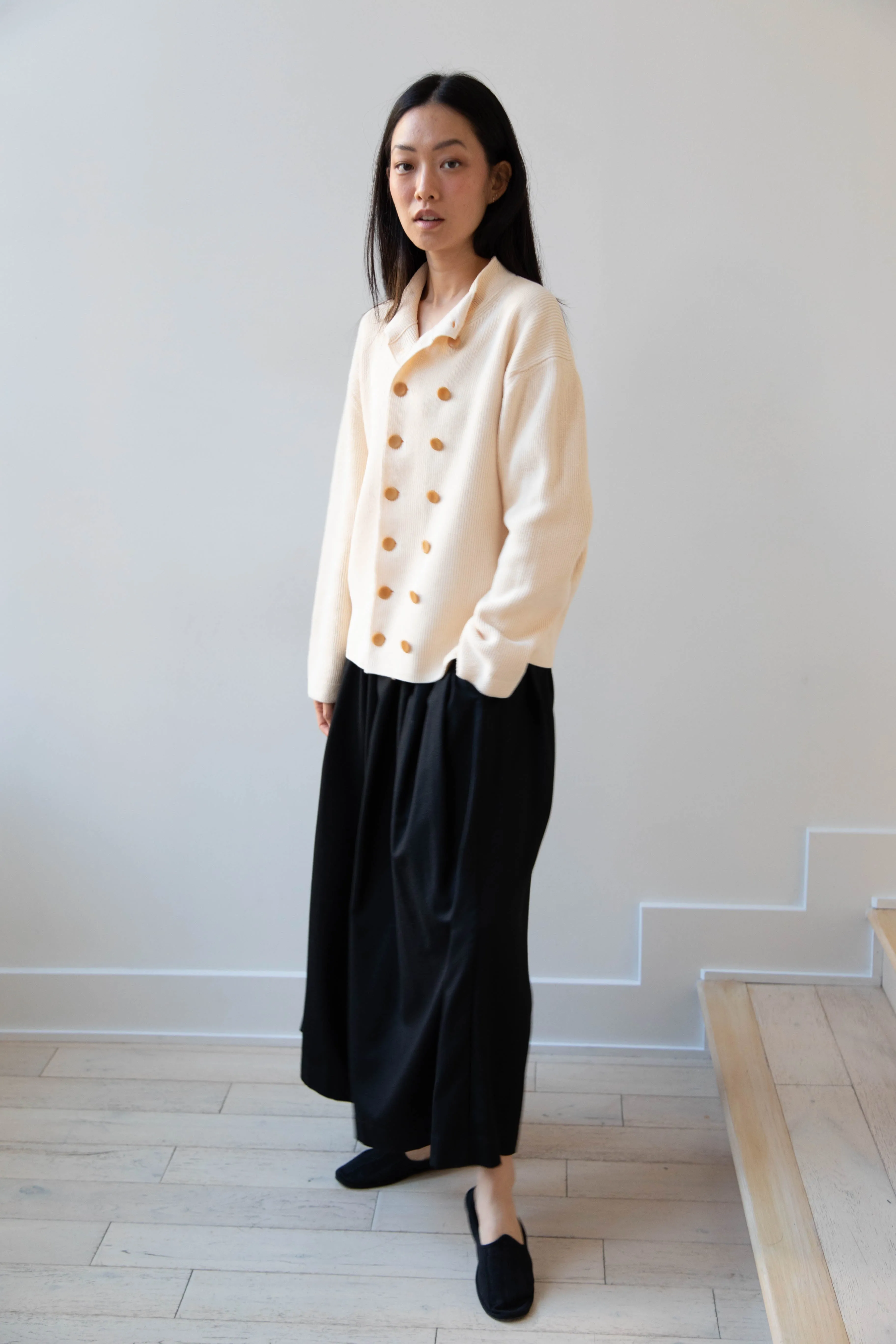 Aseedonclöud | Tea Garden Knit Jacket in Beige