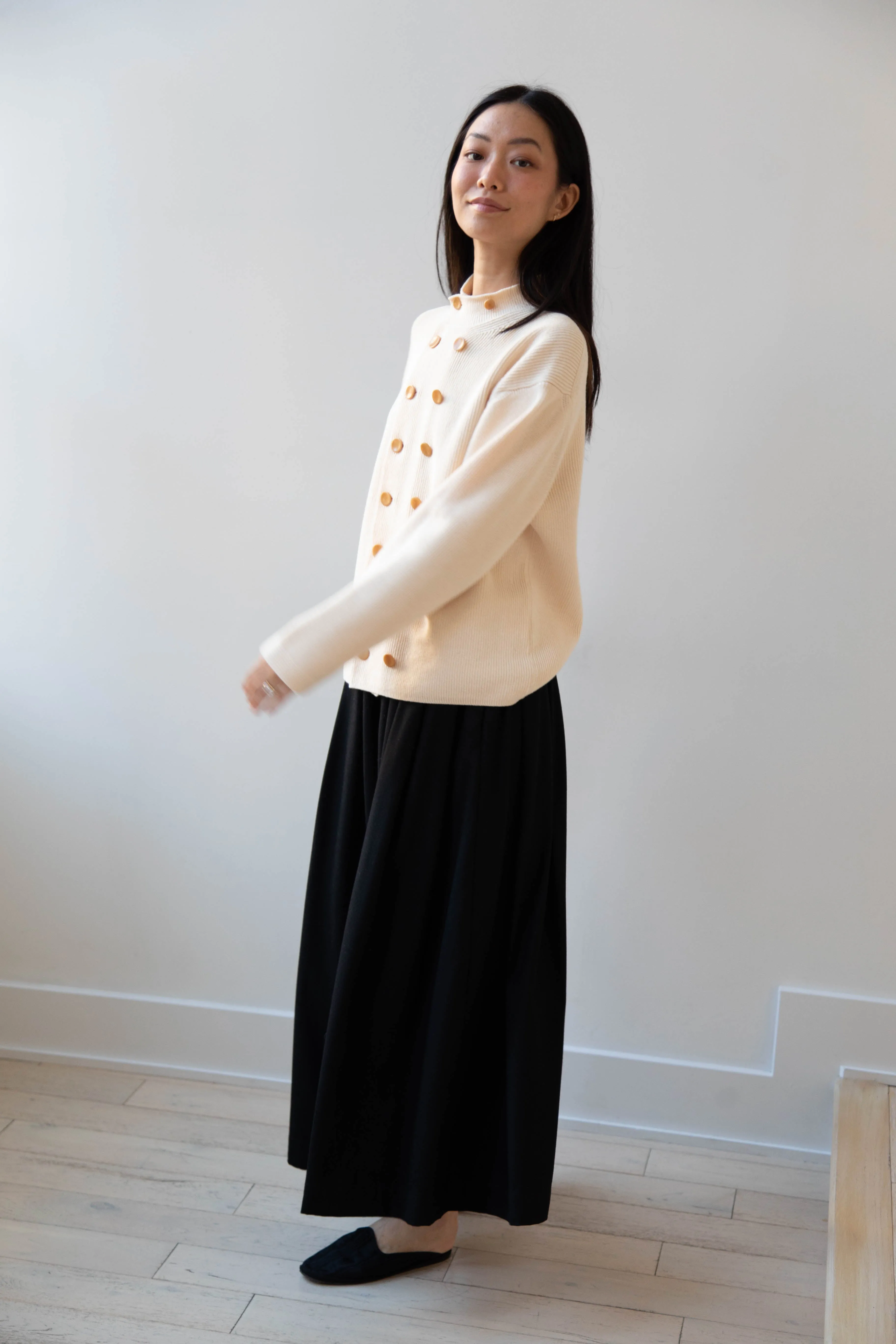 Aseedonclöud | Tea Garden Knit Jacket in Beige