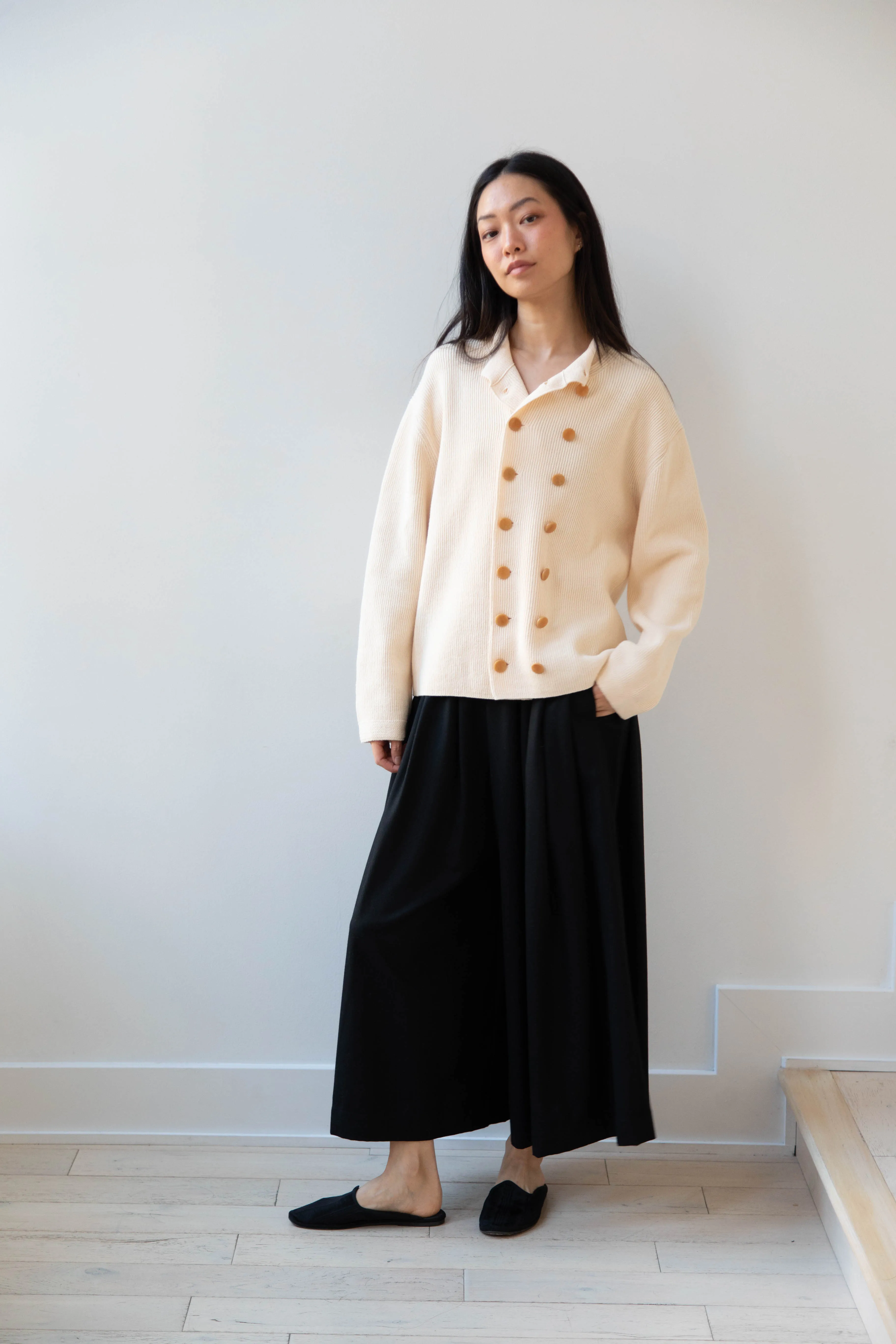 Aseedonclöud | Tea Garden Knit Jacket in Beige