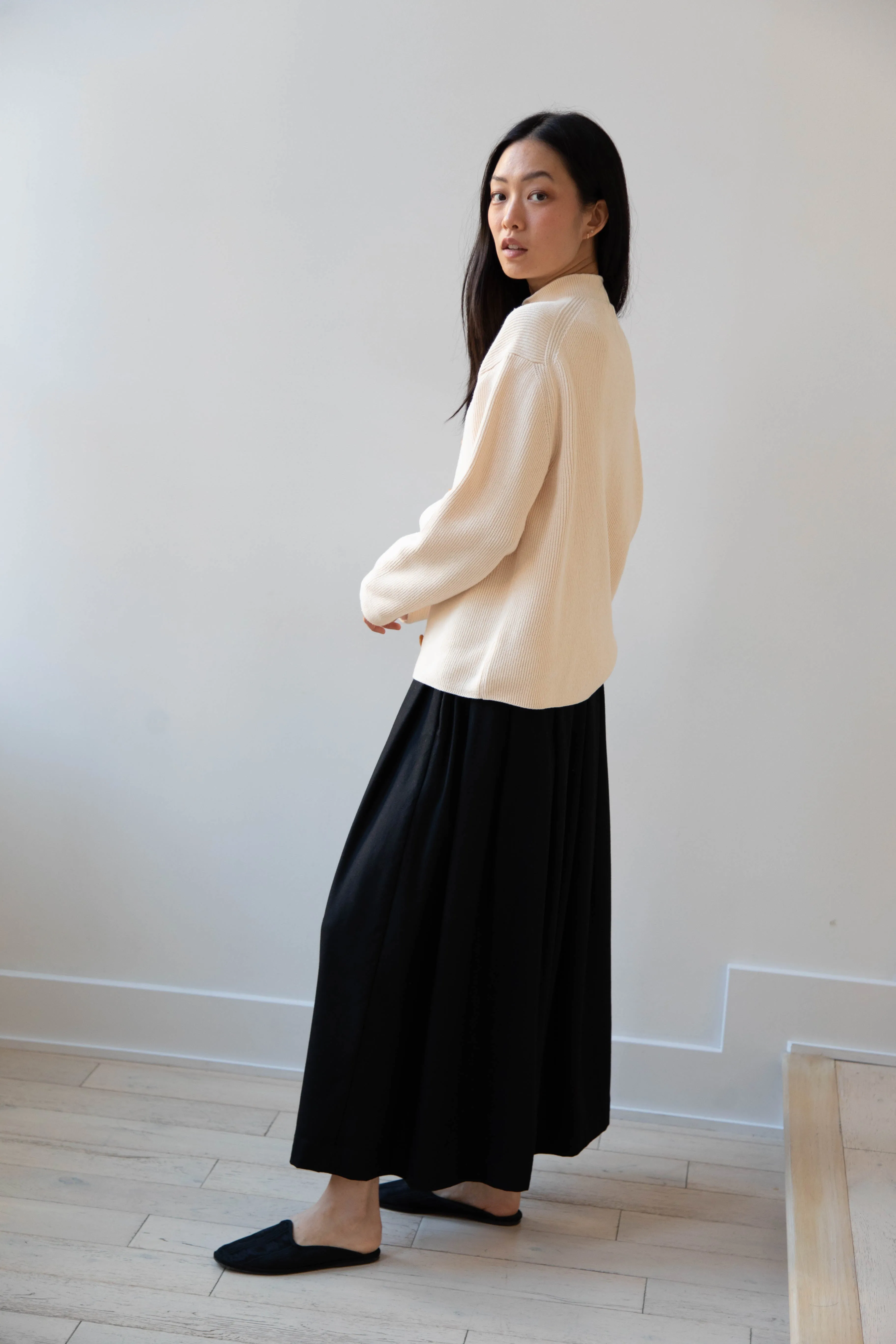 Aseedonclöud | Tea Garden Knit Jacket in Beige