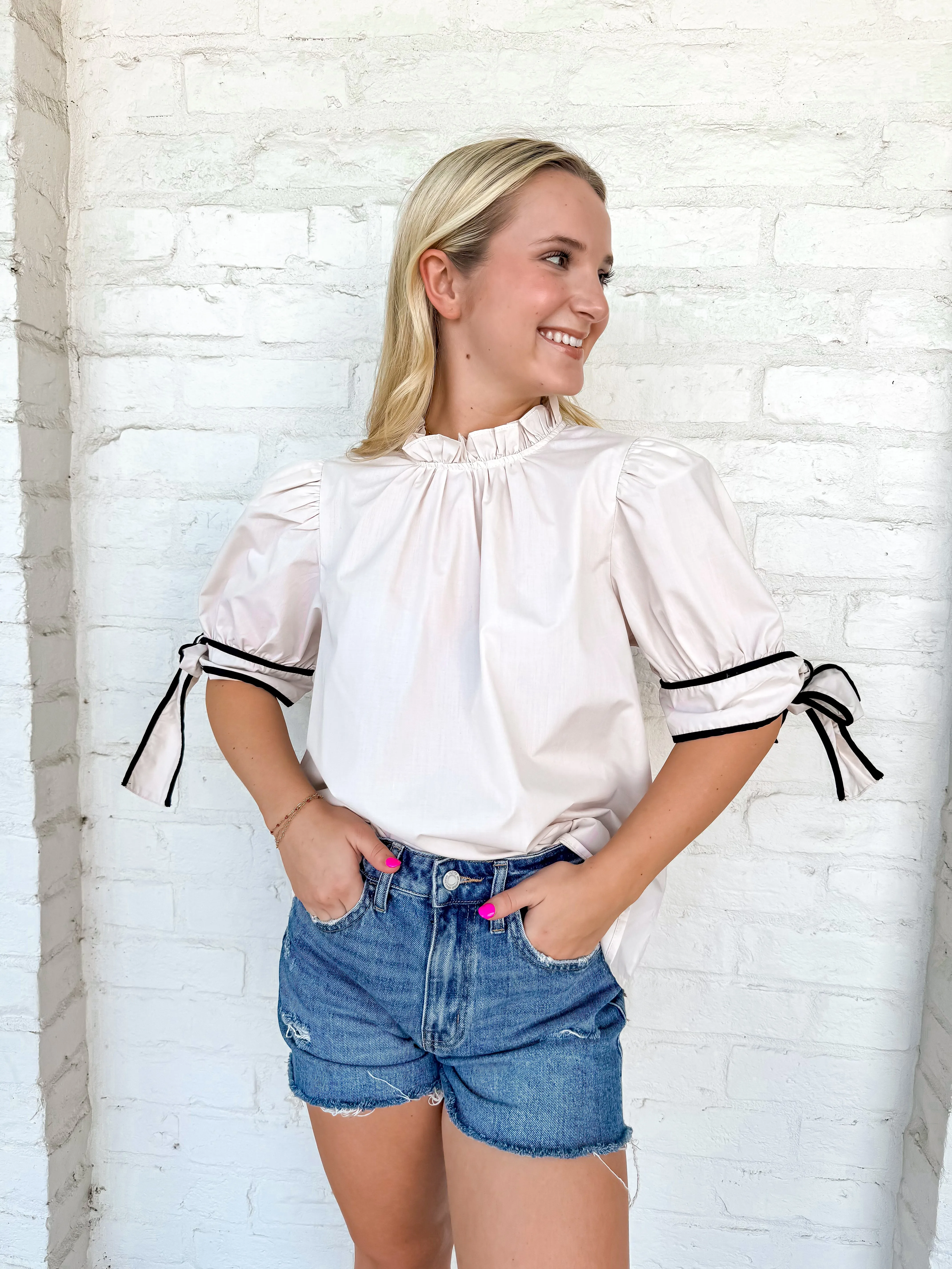 Basic Instinct Top Ecru