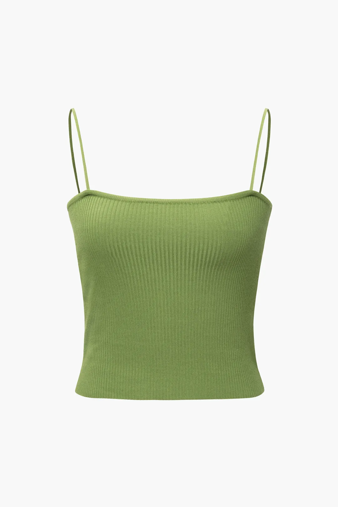 Basic Solid Knit Tank Top