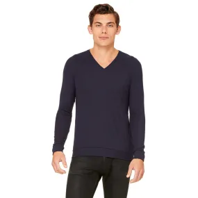 Bella   Canvas Unisex Midnight V-Neck Lightweight Sweater