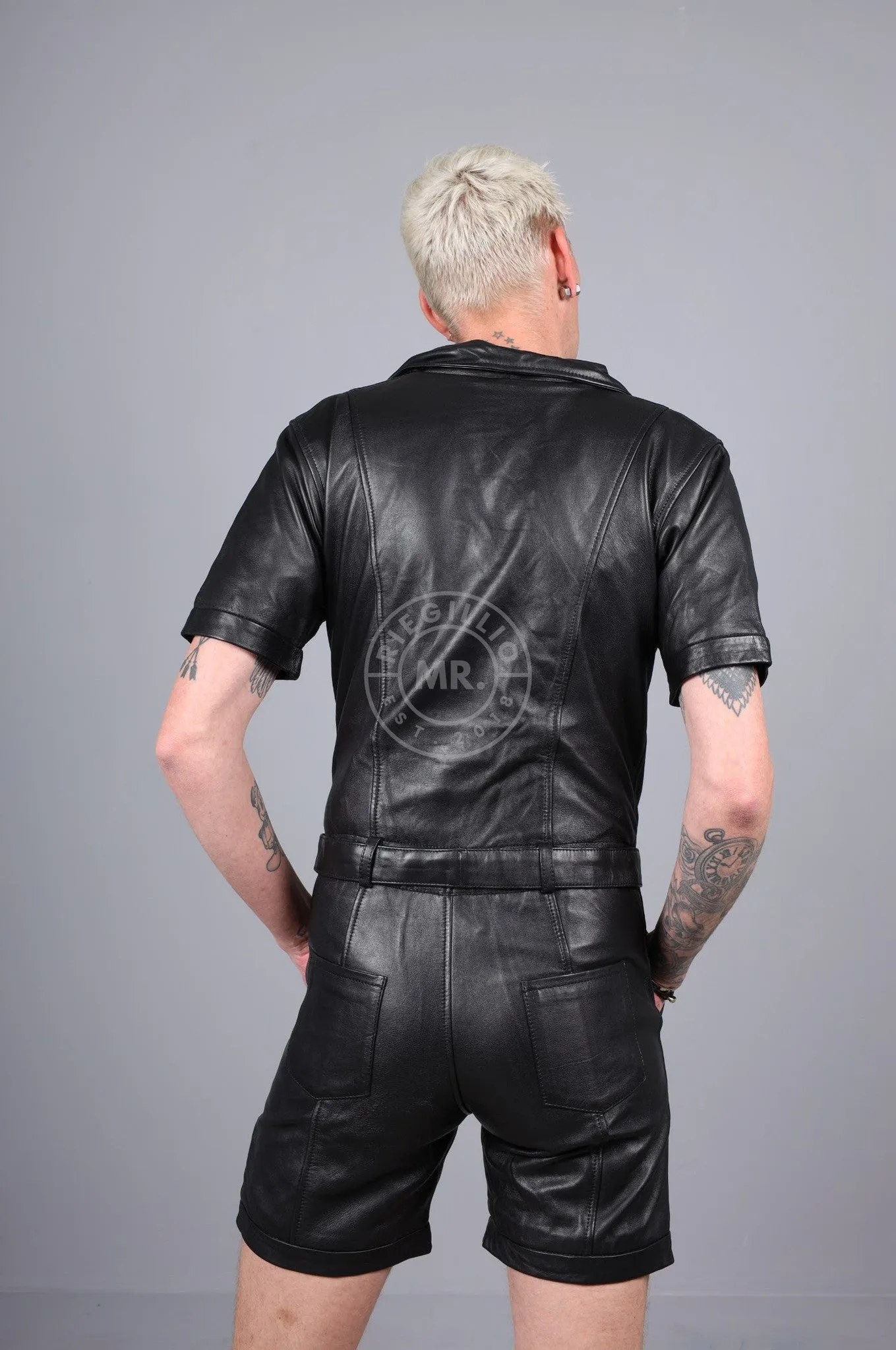 Black Leather Biker Body