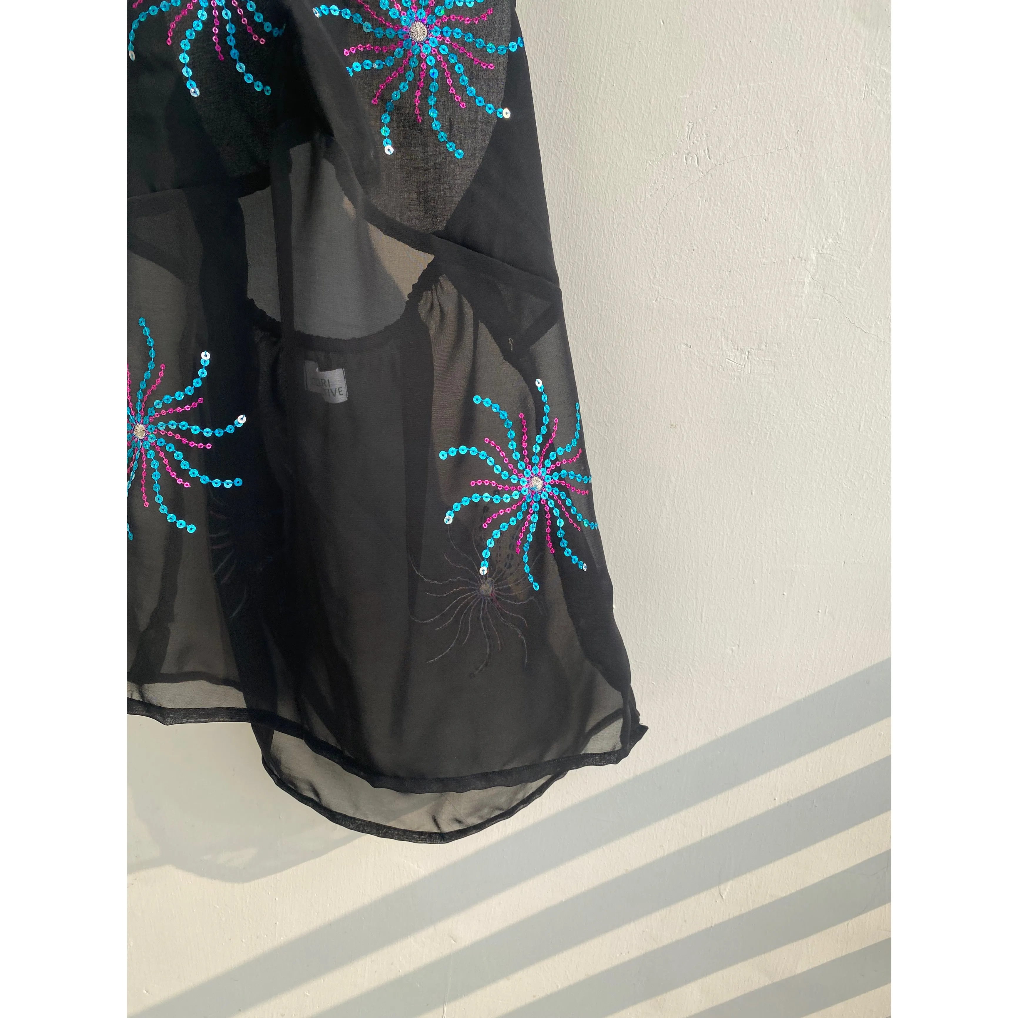 Black starry top
