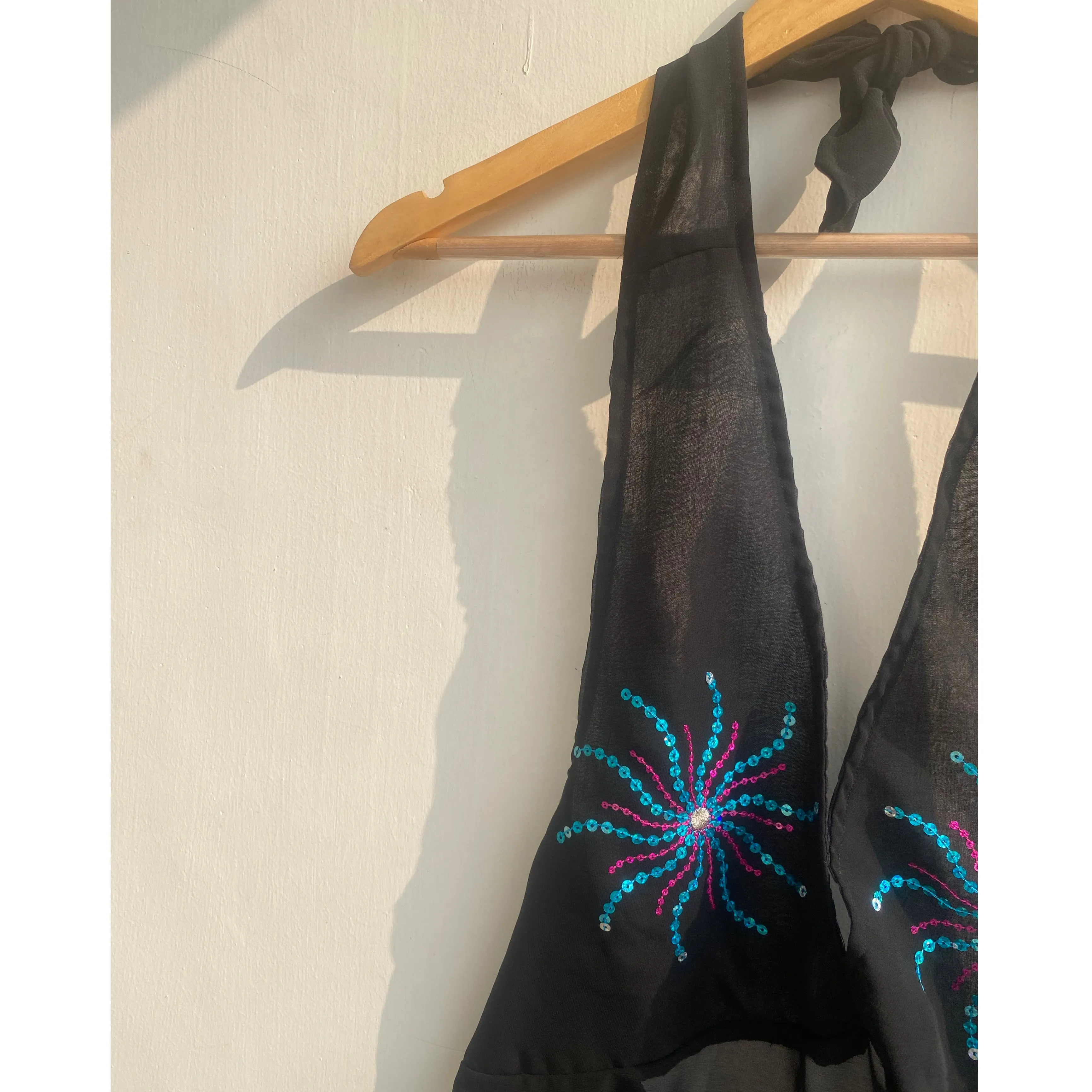 Black starry top