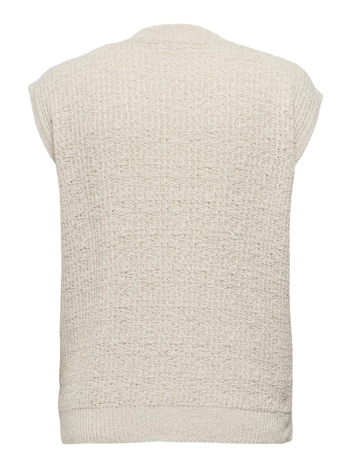 CARCELESTE O-NECK VEST KNT CUR