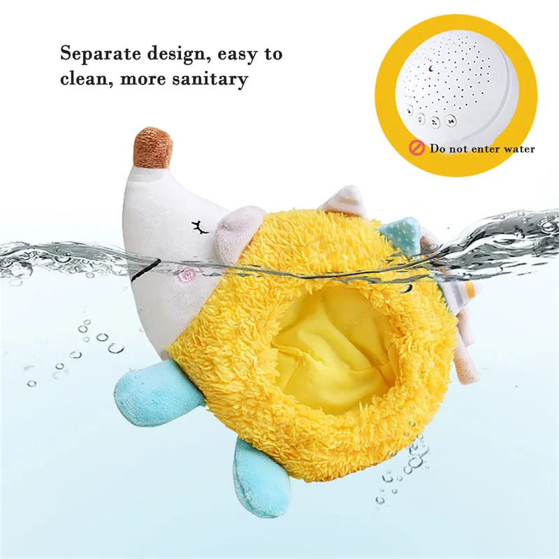 Cartoon Animal Plush Toy Starry Sky Projector Night Light for Babies