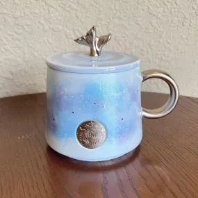 China Starbucks Purple Starry Summer Night Ceramic Mug