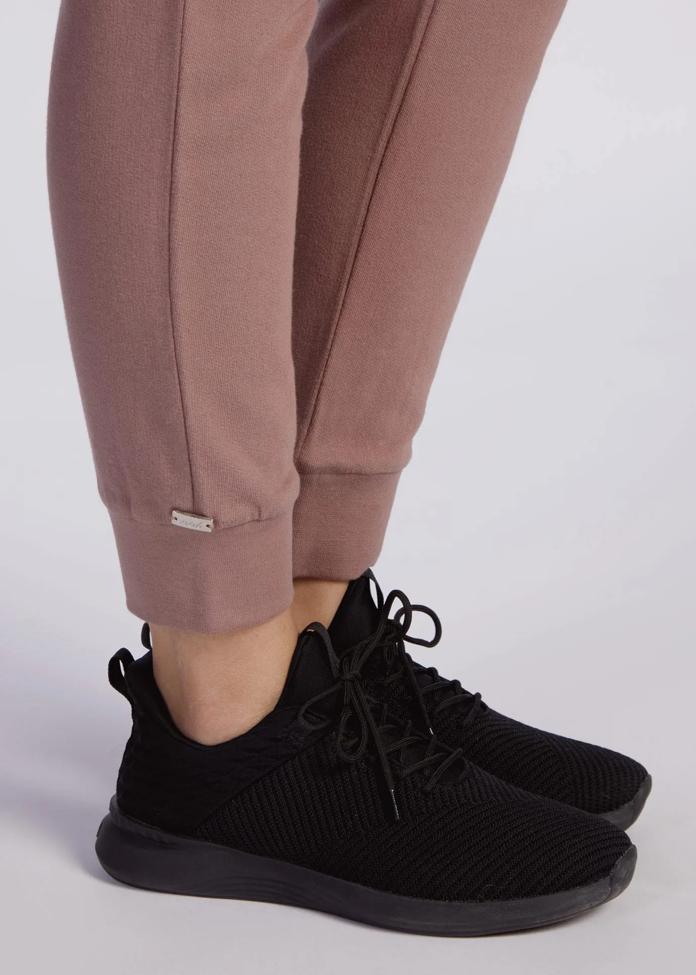 Cotton Cuffed Leggings Taupe - Final Sale