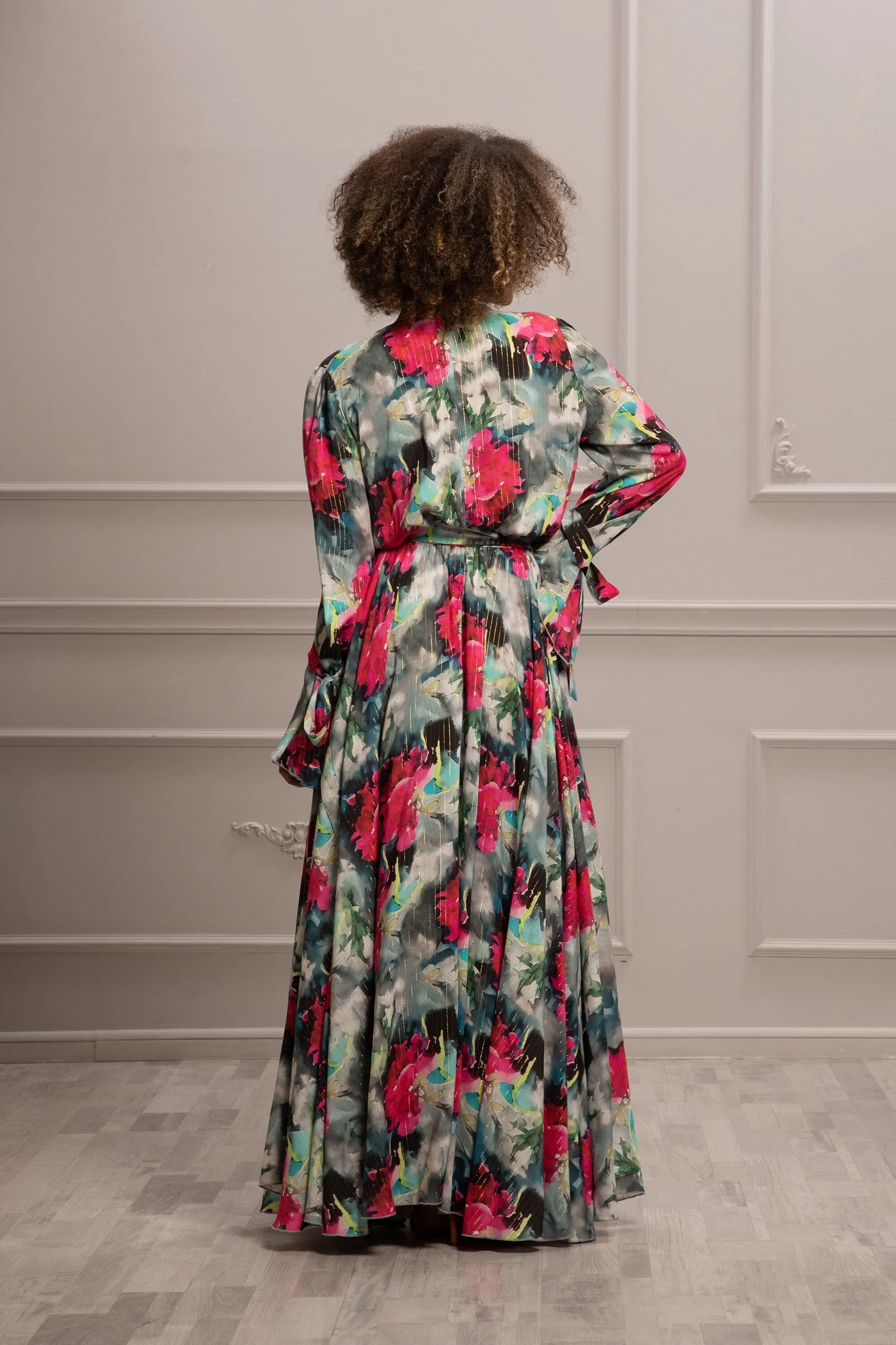 COTTON SILK DRESS