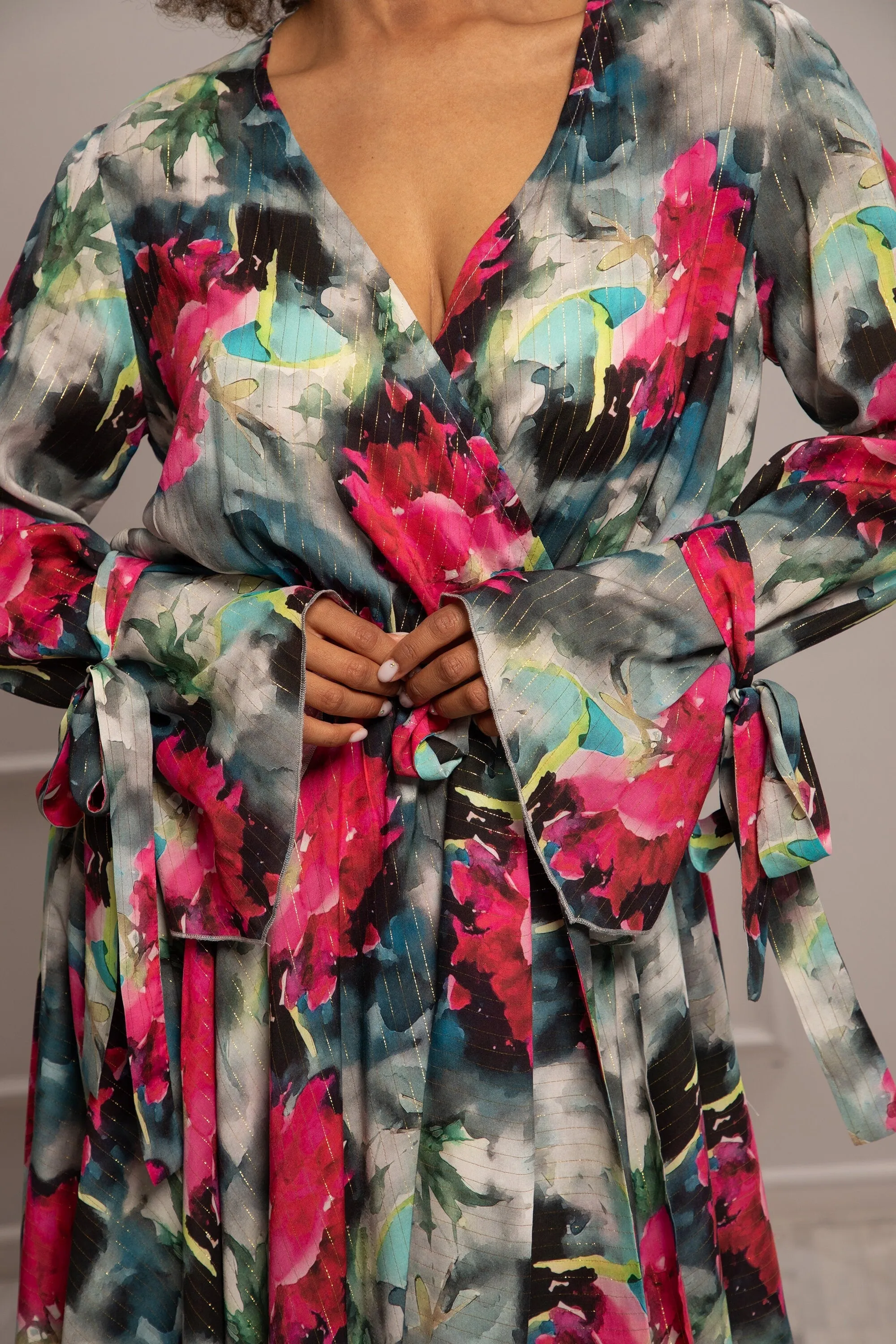 COTTON SILK DRESS