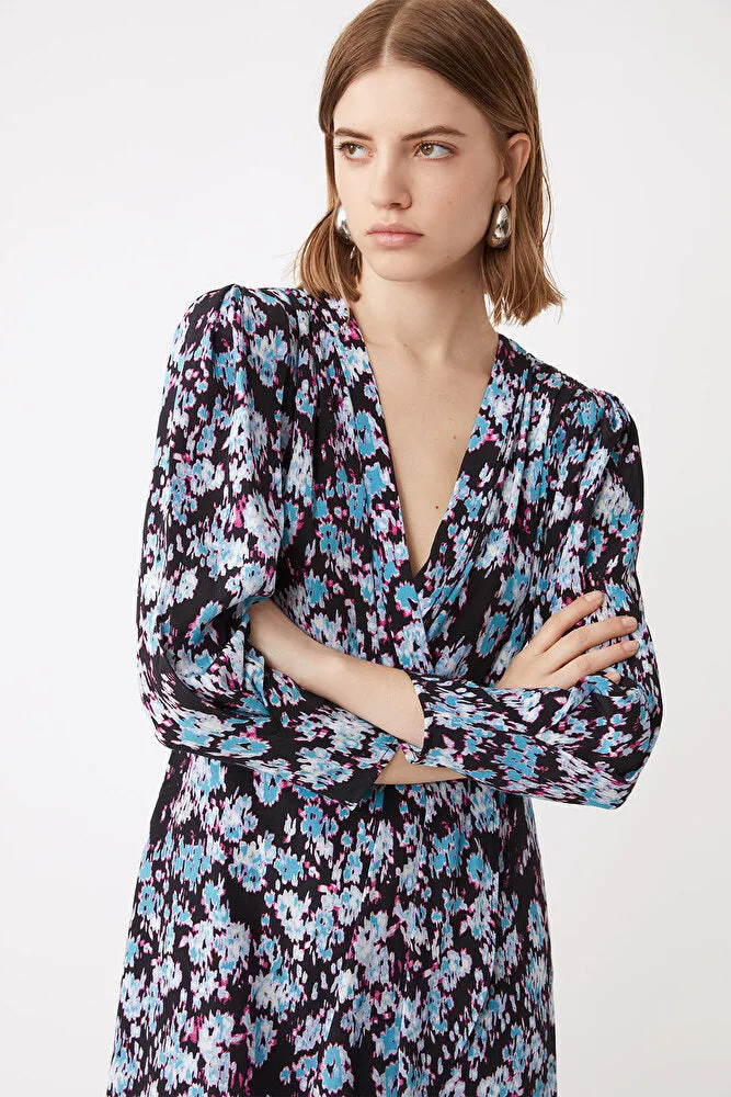 CRAFT DRESS - BLEU