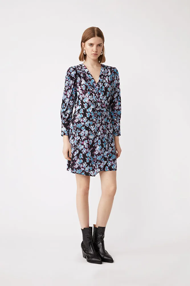 CRAFT DRESS - BLEU