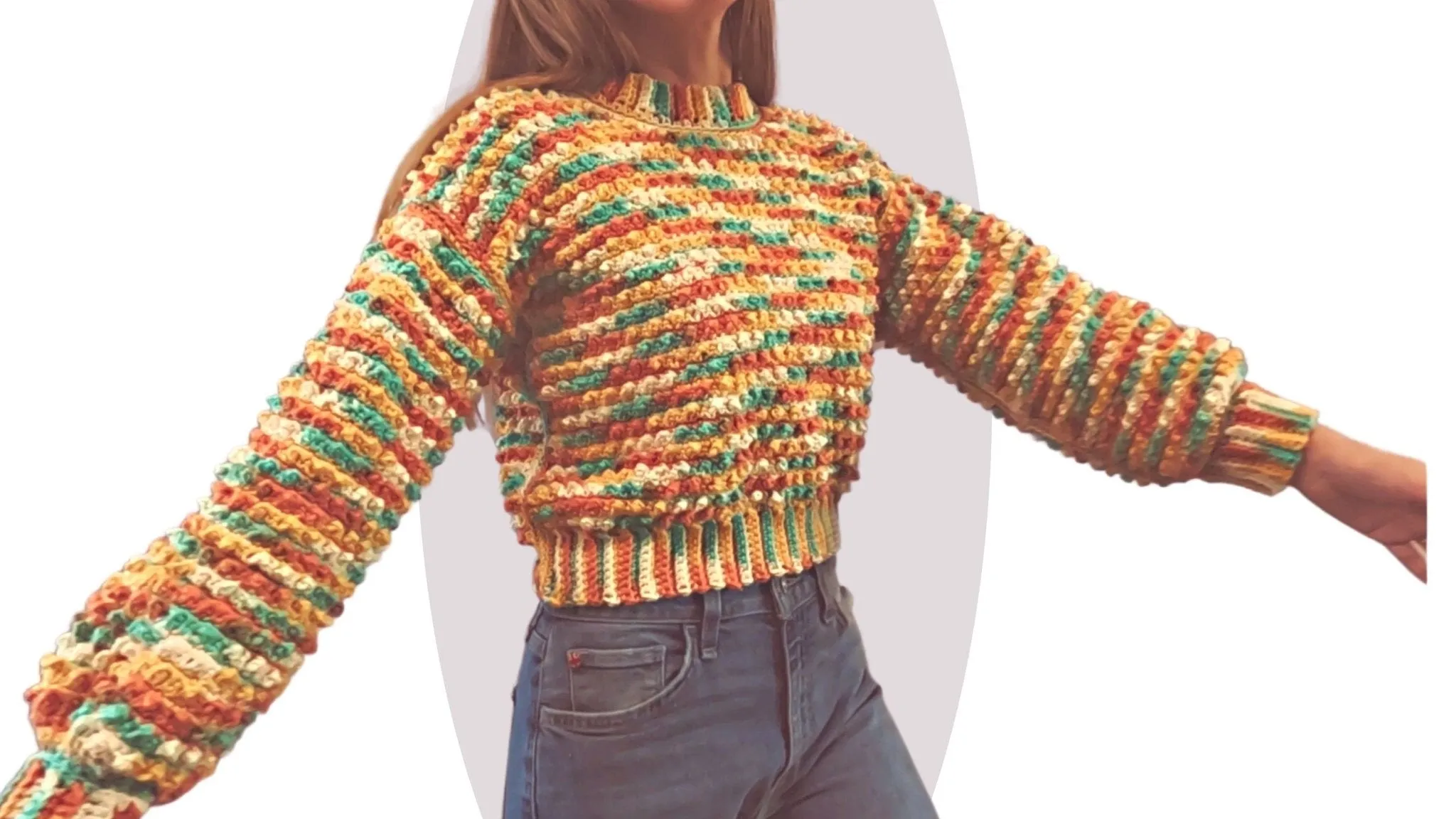 Crochet Sweater Pattern - Allium -