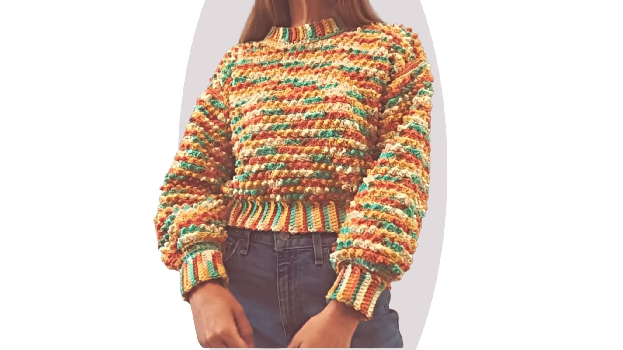 Crochet Sweater Pattern - Allium -