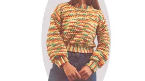 Crochet Sweater Pattern - Allium -