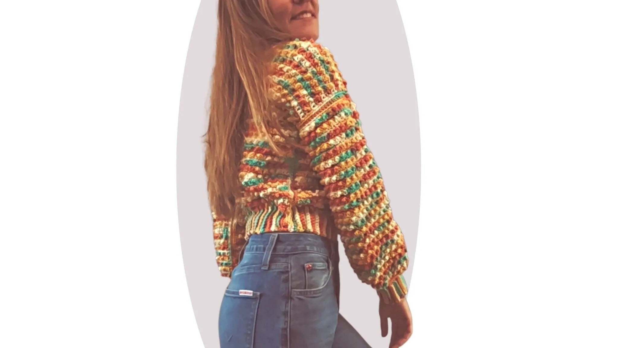 Crochet Sweater Pattern - Allium -