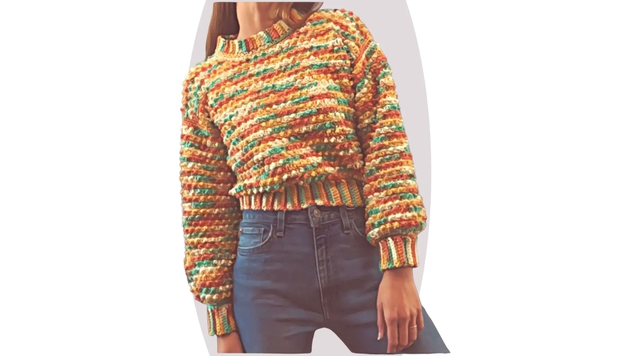 Crochet Sweater Pattern - Allium -