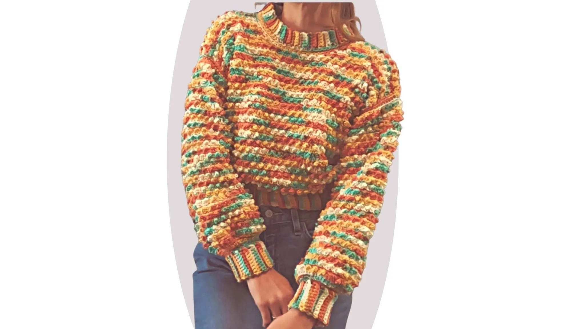 Crochet Sweater Pattern - Allium -