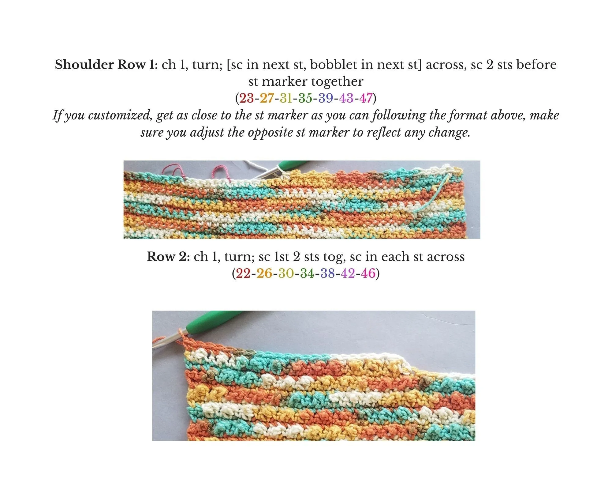 Crochet Sweater Pattern - Allium -
