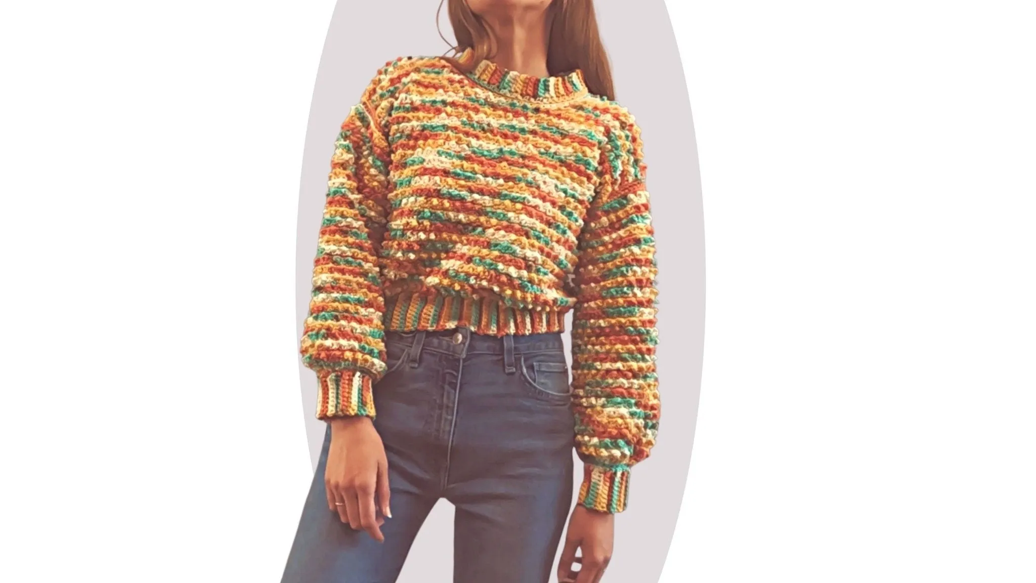Crochet Sweater Pattern - Allium -
