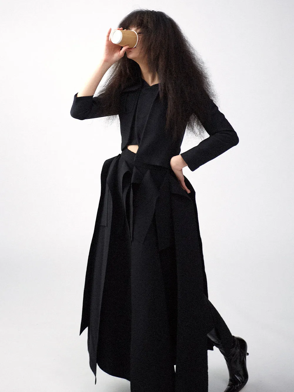 Cropped Asymmetric Jacket