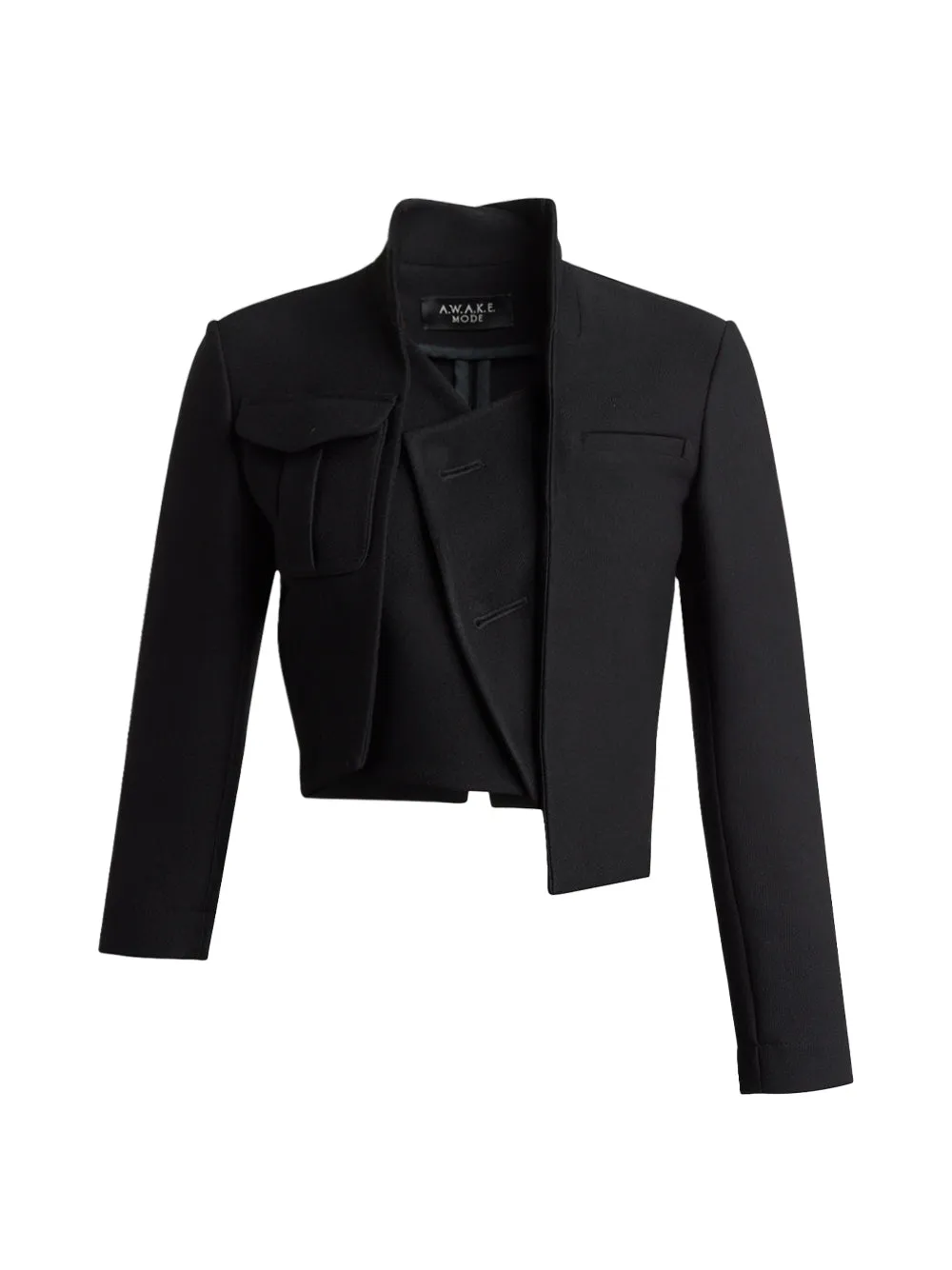 Cropped Asymmetric Jacket