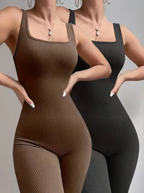 Elegant Vintage Jumpsuit Training & Tracksuit For Women | Perfect for Casual Days