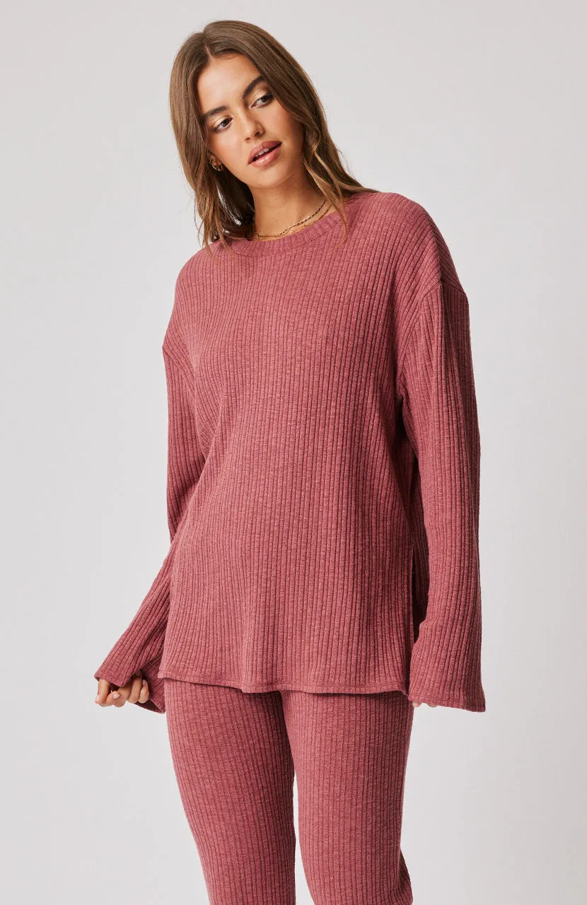 Eva Knit Top - Berry Knit