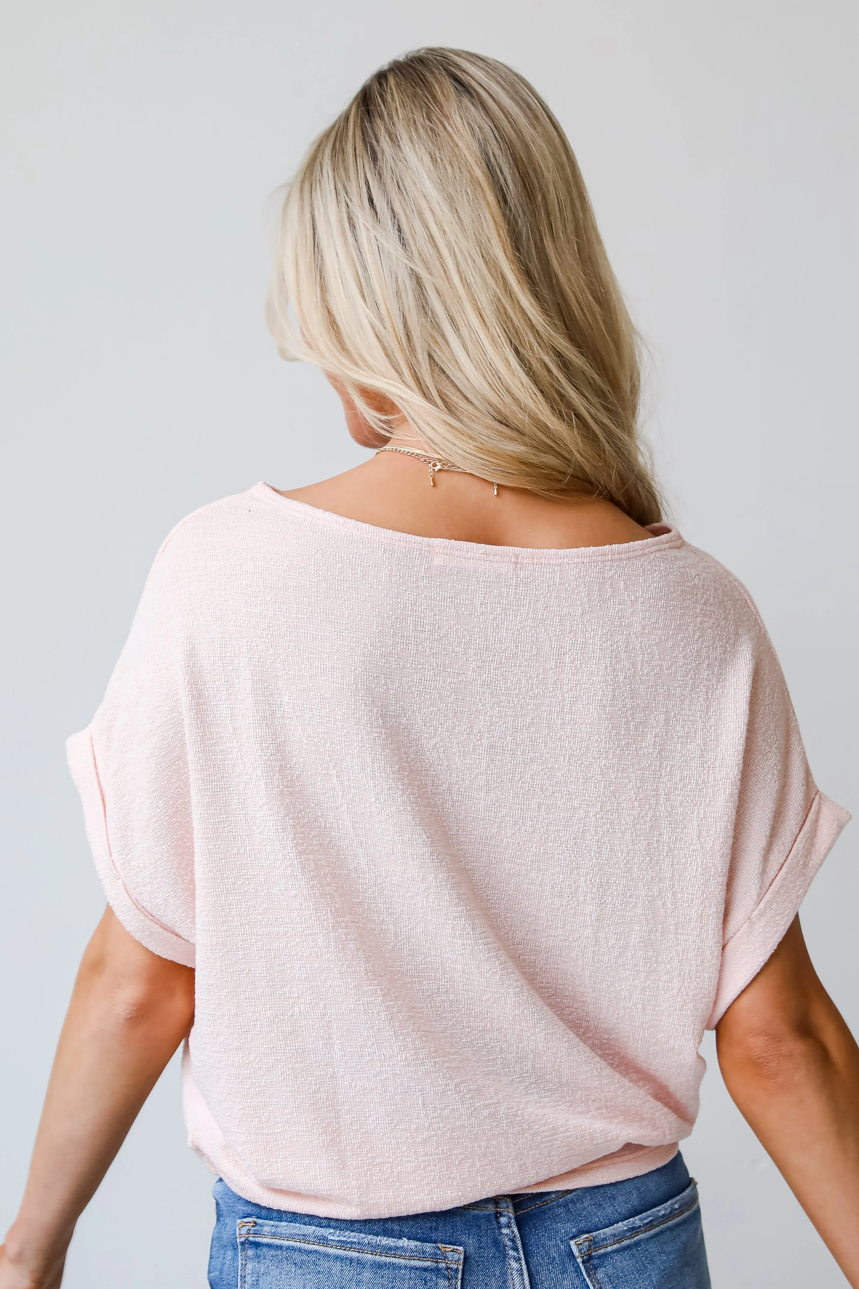 FINAL SALE - Sydney Knit Tee - DU DEAL