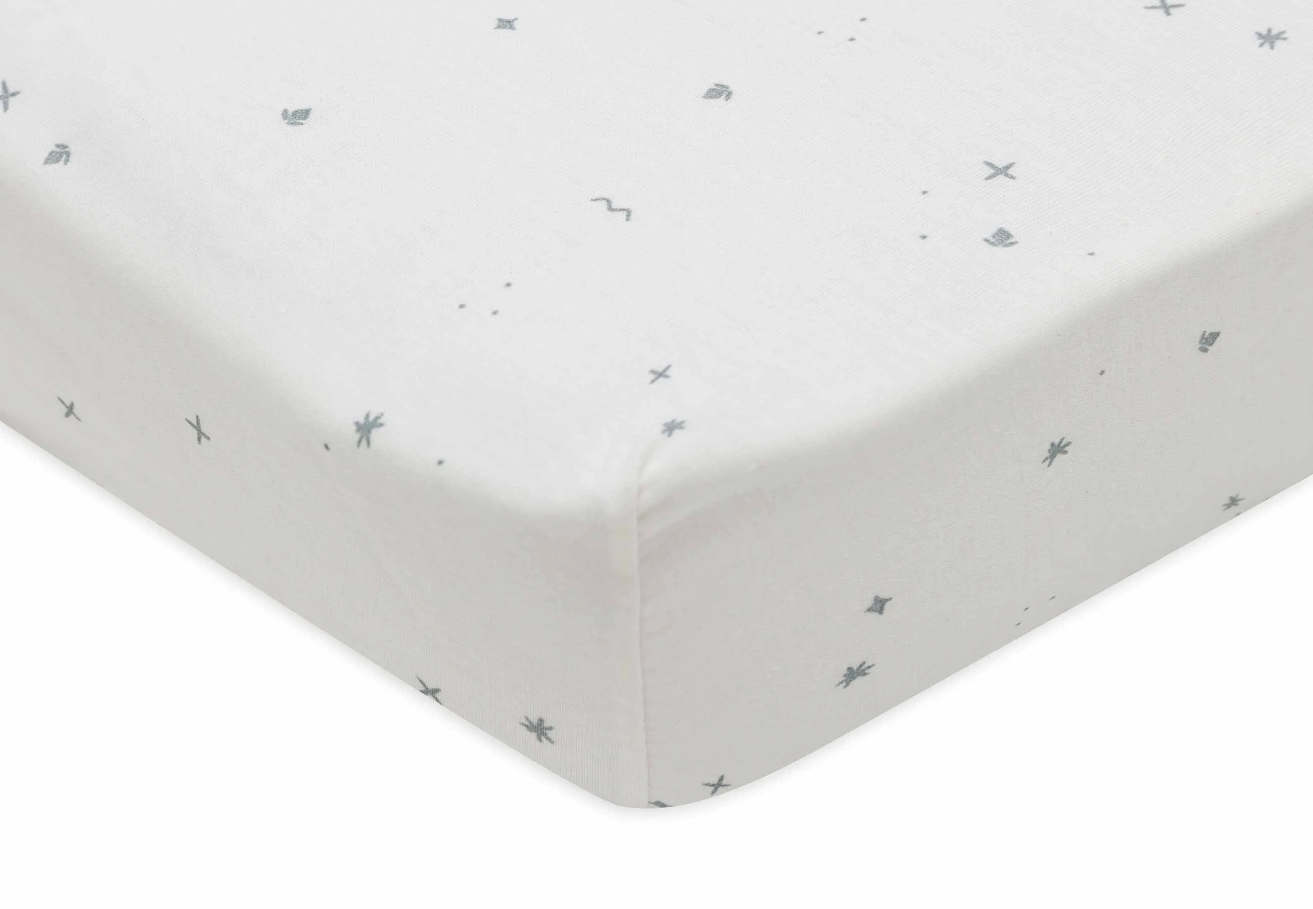 Fitted Sheet Jersey 40/50x80/90cm Twinkling - Sea Green