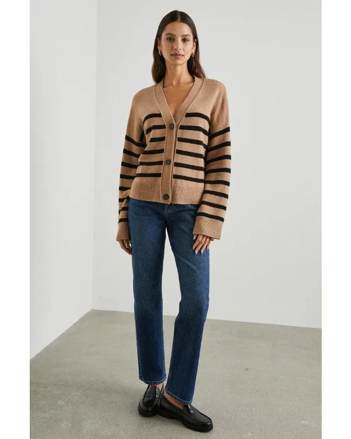 Geneva Black Stripe Cardi
