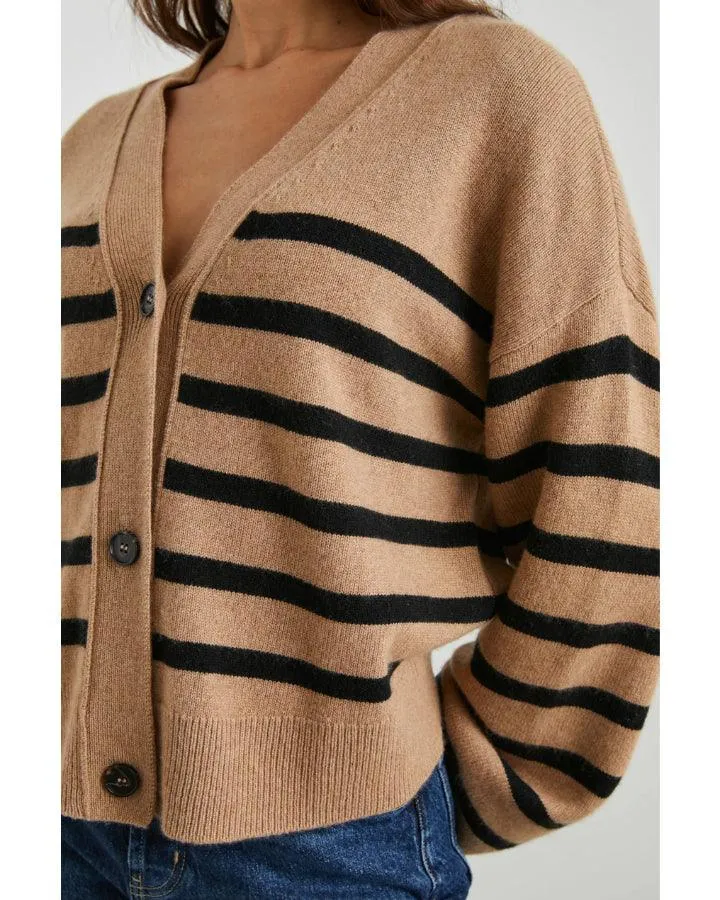 Geneva Black Stripe Cardi