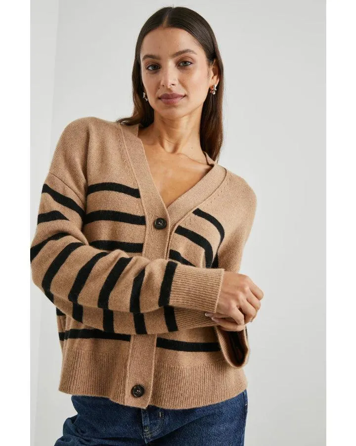 Geneva Black Stripe Cardi