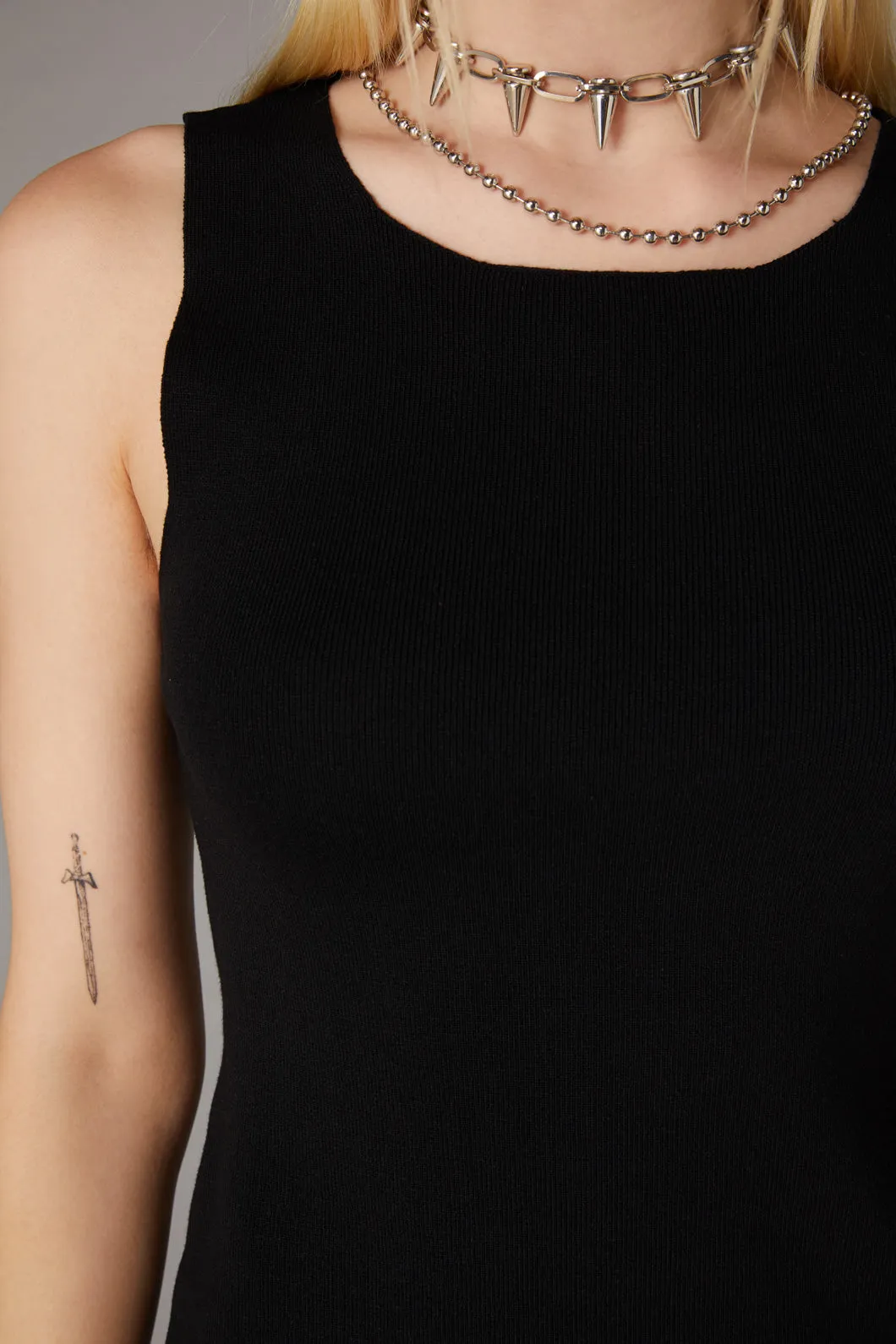 Goth Knit Tank Top