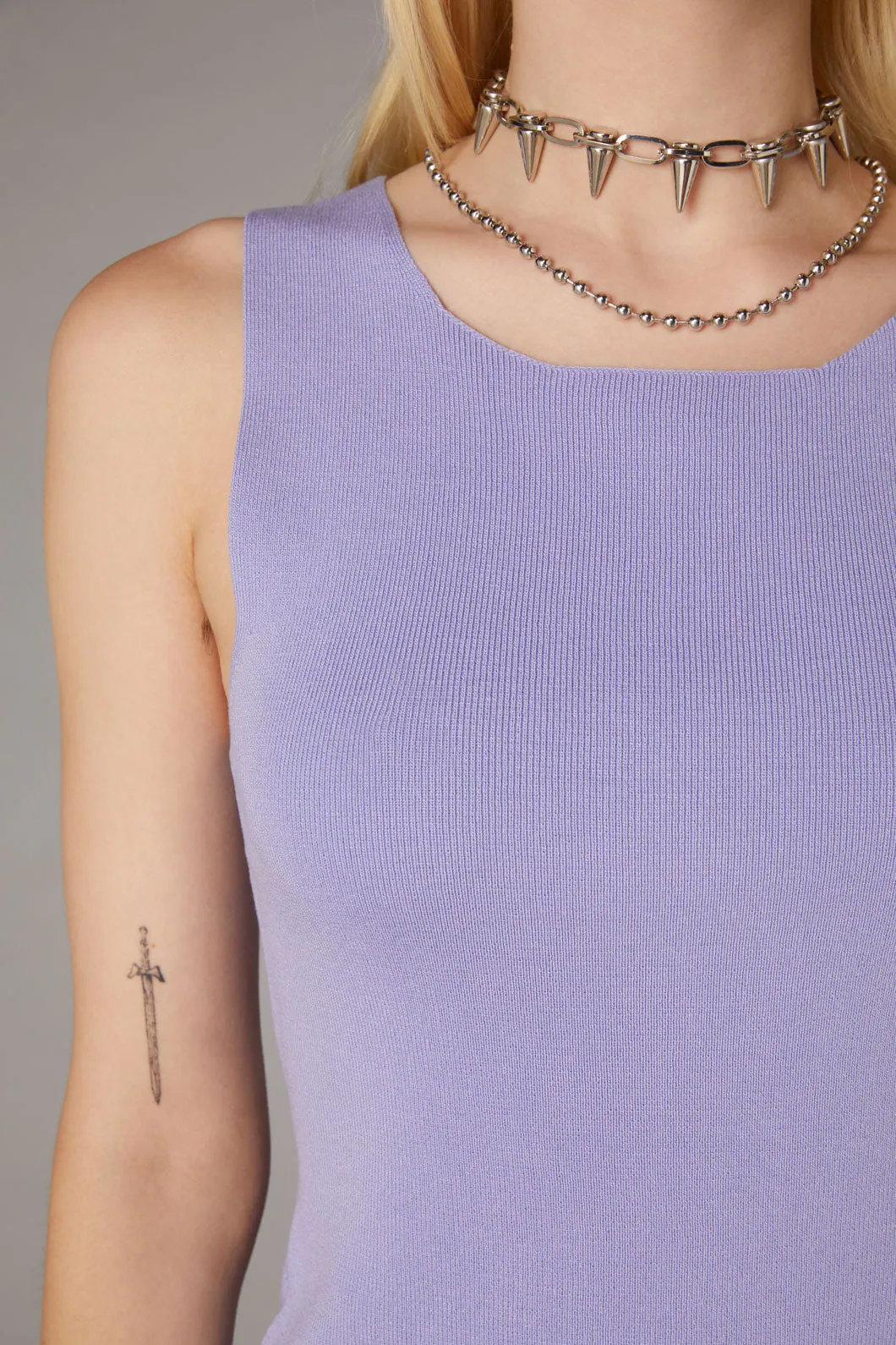 Goth Knit Tank Top