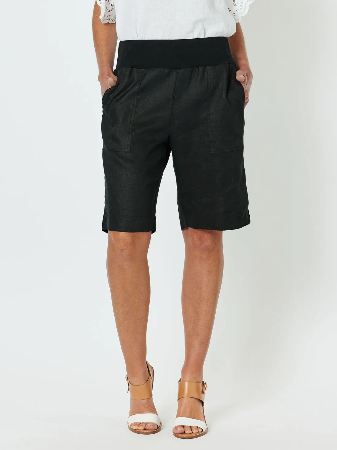 GS Jersey Waist Linen Short