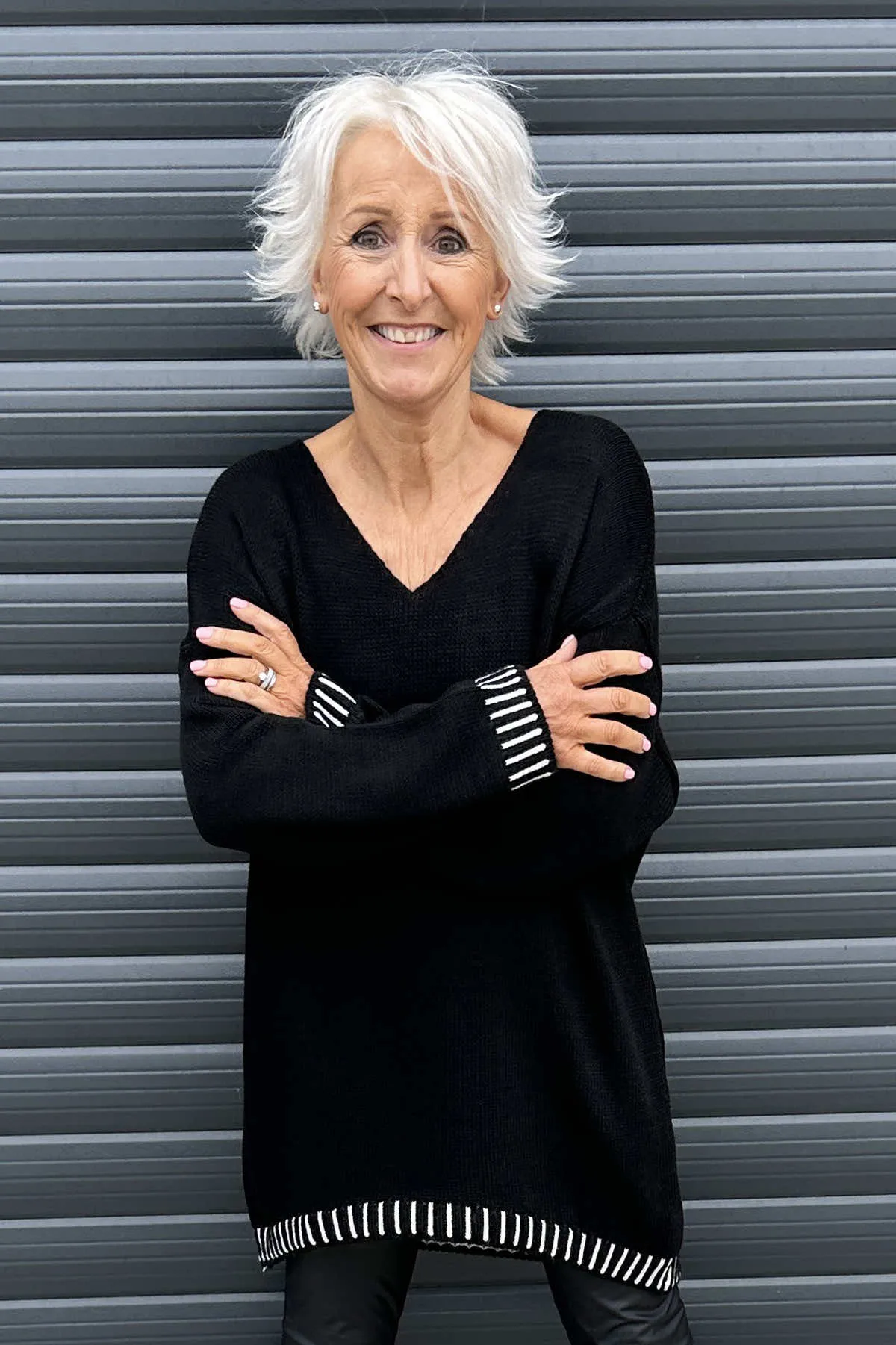 Harper Knitted Jumper Black