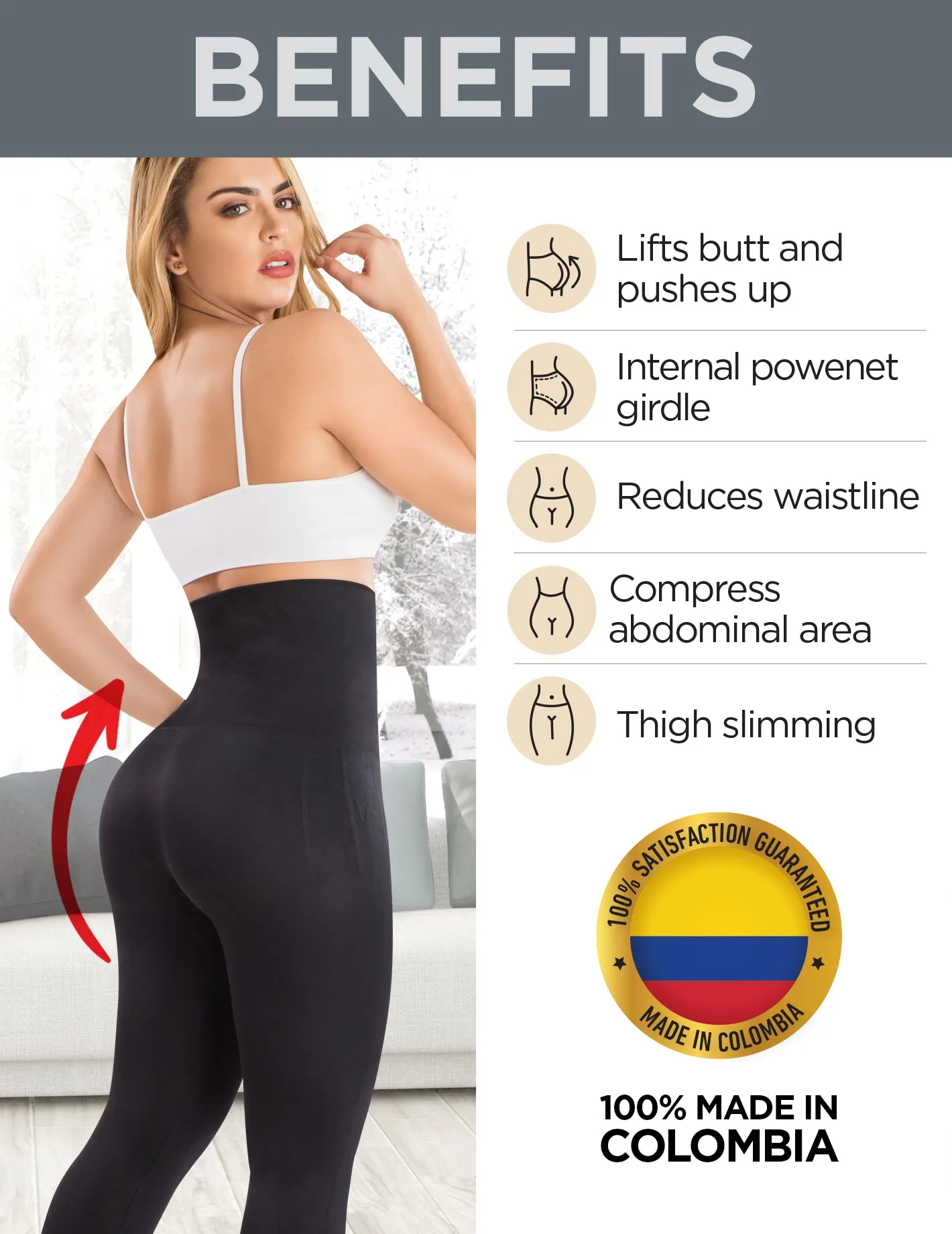 High Waist Yoga Compression Leggings