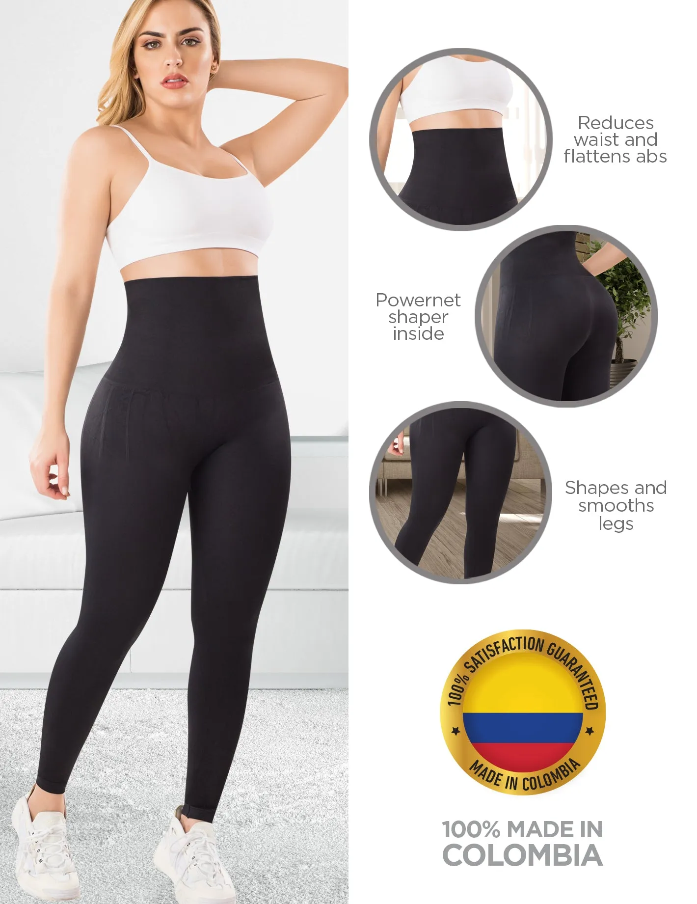 High Waist Yoga Compression Leggings