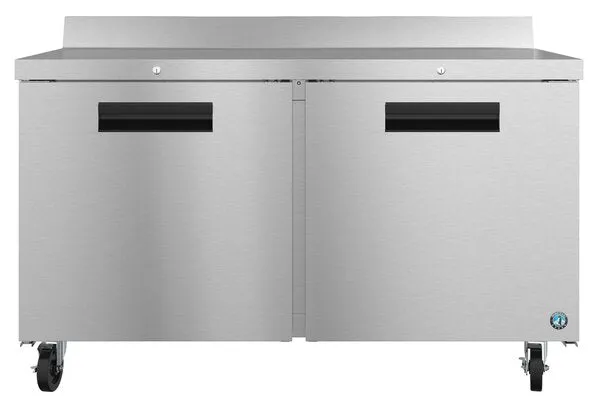 Hoshizaki WR60A-01 60" Two Door Worktop Refrigerator, Stainless Doors with Locks