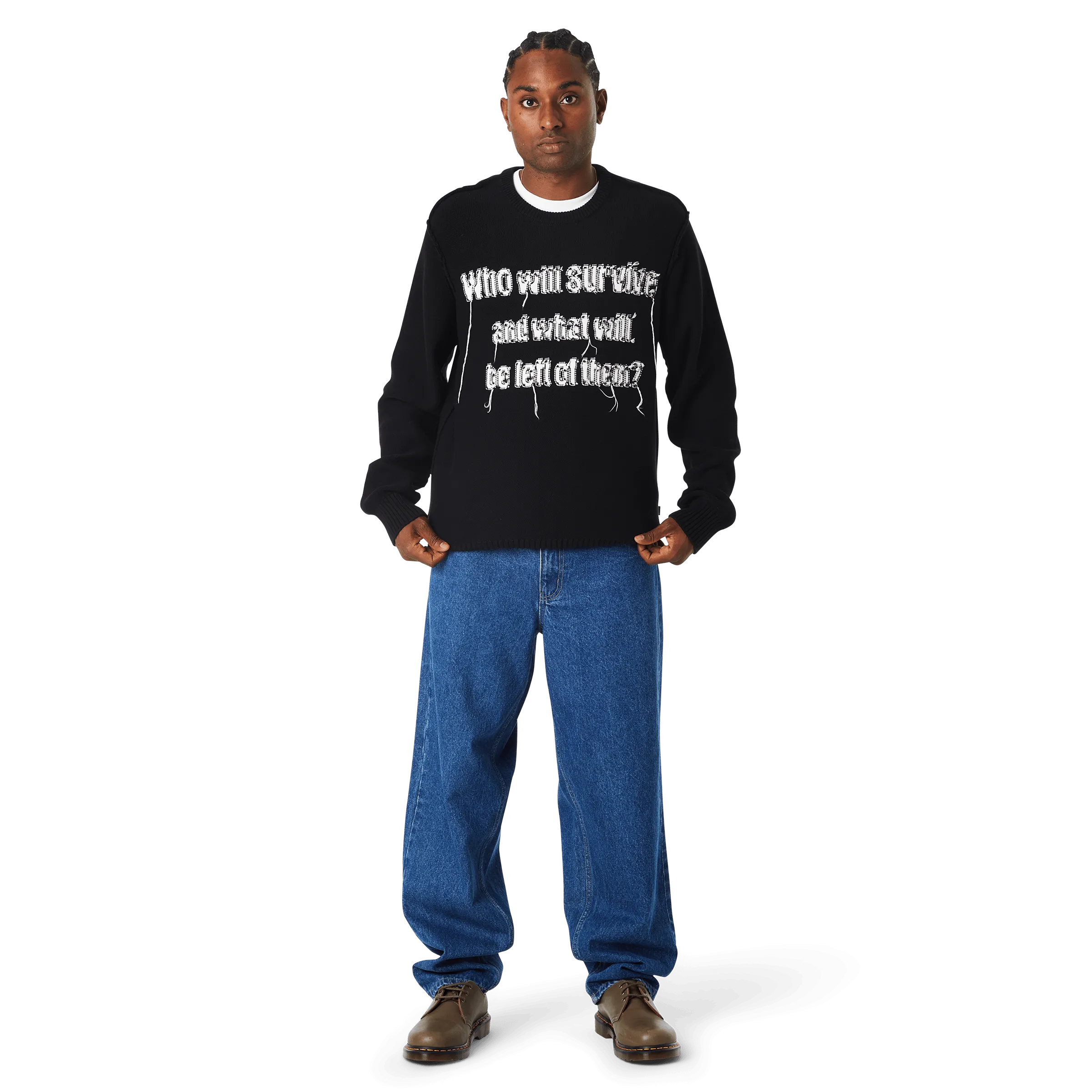 HUF x The Texas Chainsaw Massacre Survive Cable Knit Sweater